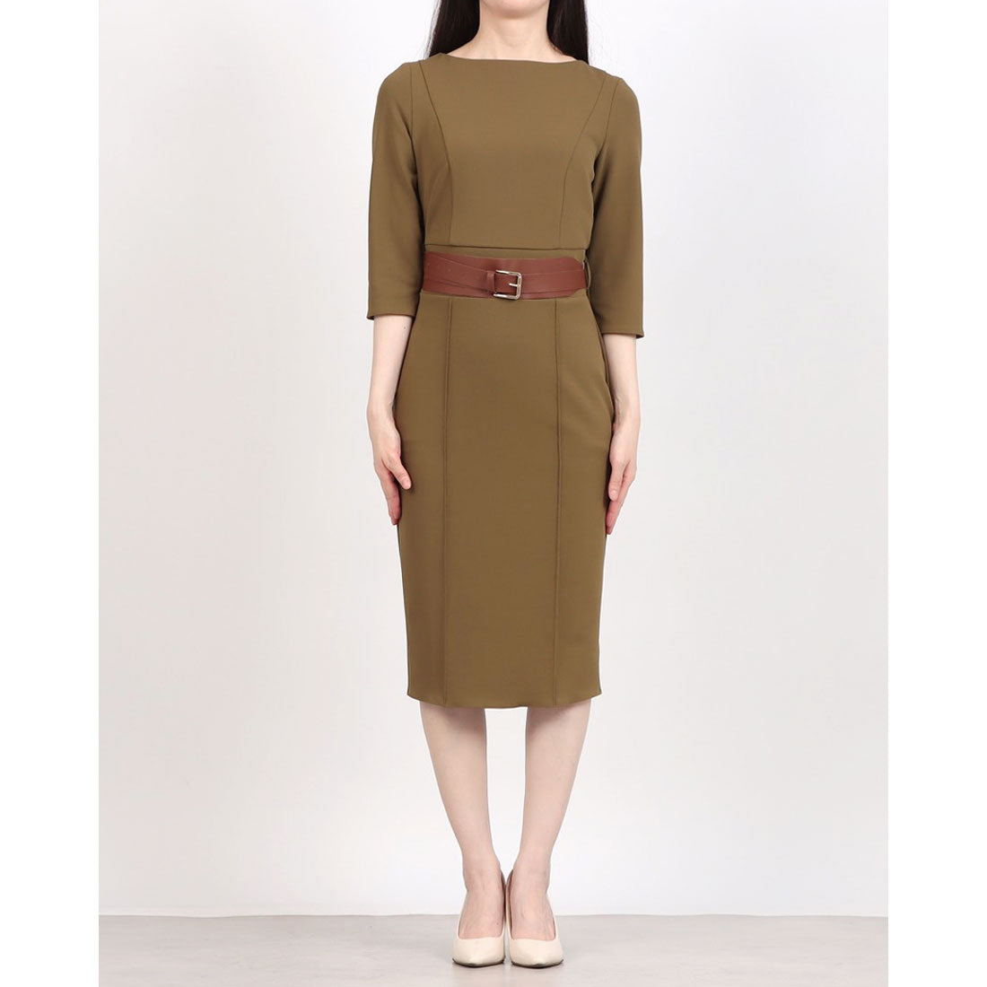 リナシメント RINASCIMENTO ベルト付タックタイトOP （Militare Verde） Militare Verde