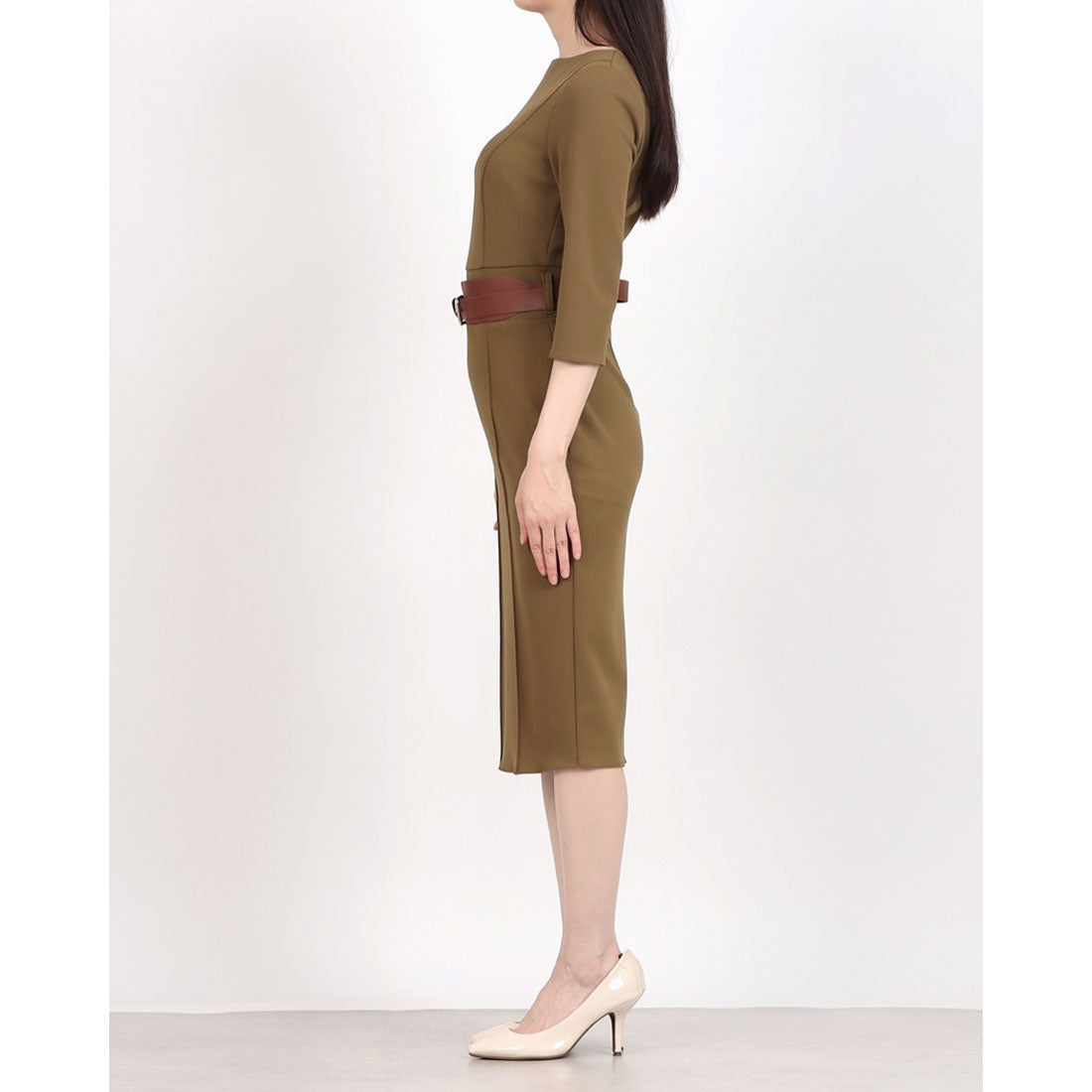 リナシメント RINASCIMENTO ベルト付タックタイトOP （Militare Verde） Militare Verde