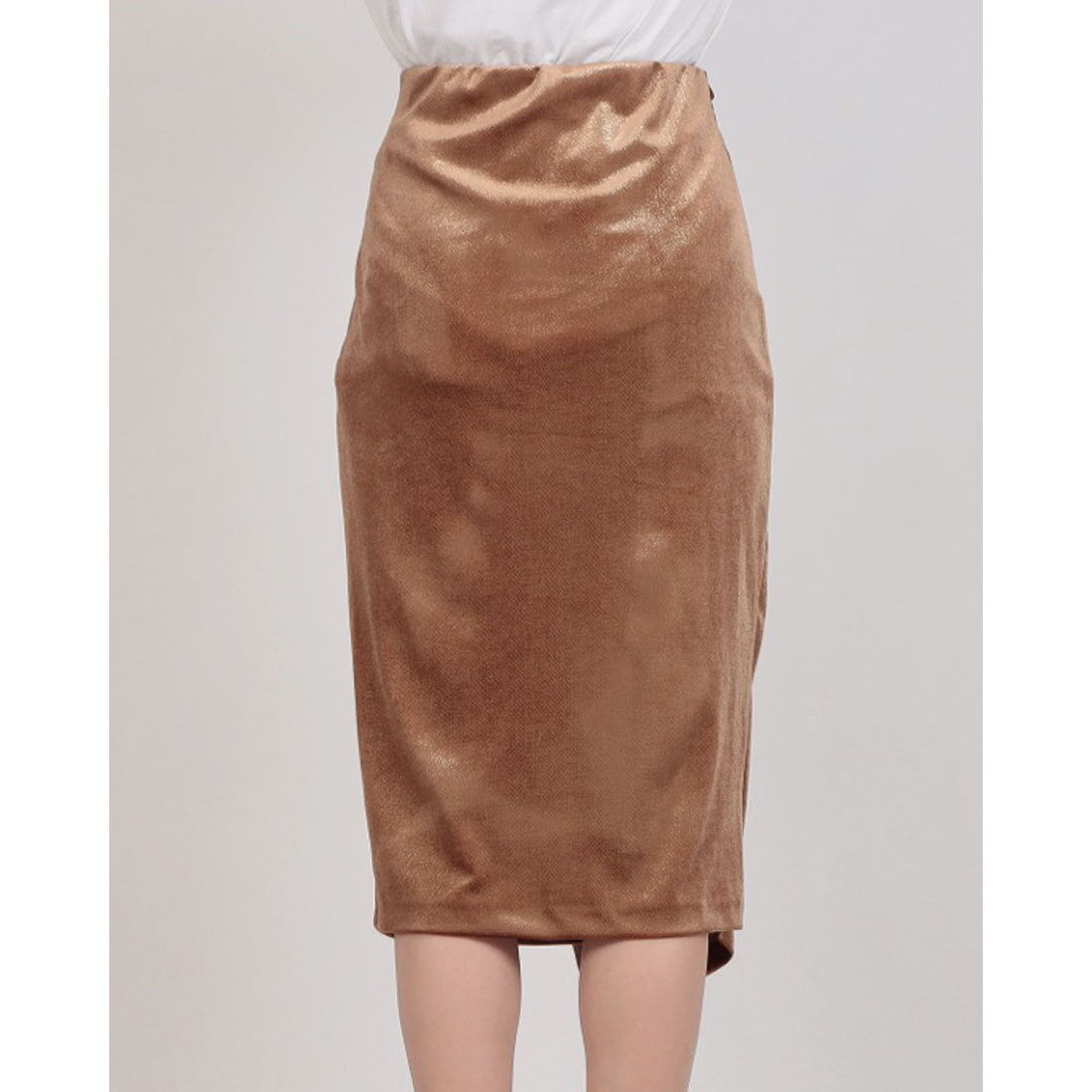 リナシメント RINASCIMENTO ラメベロアレイヤードSK （Beige Scuro） Beige Scuro