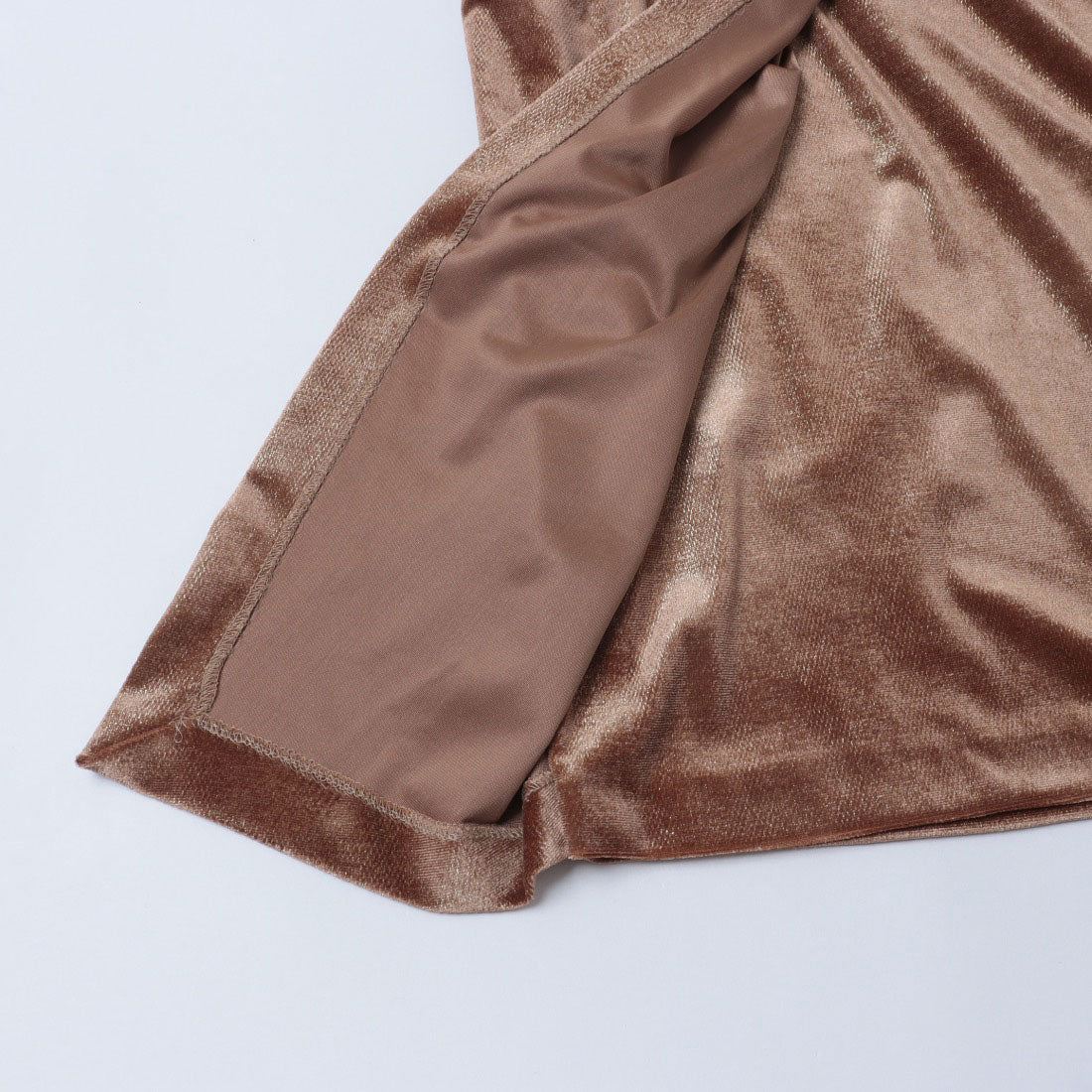 リナシメント RINASCIMENTO ラメベロアレイヤードSK （Beige Scuro） Beige Scuro