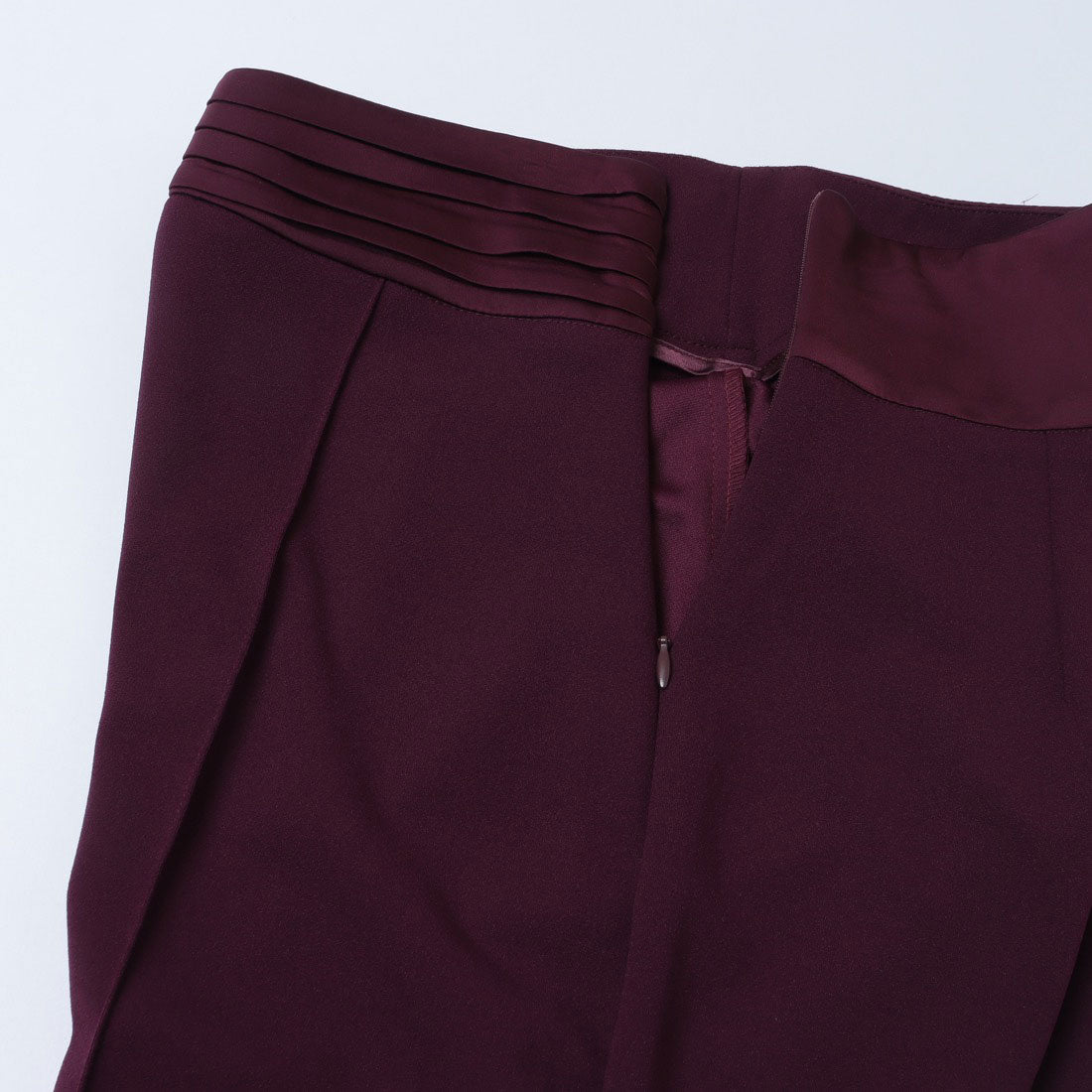 リナシメント RINASCIMENTO ウエストサテンパンツ （Bordeaux Rosso） Bordeaux Rosso
