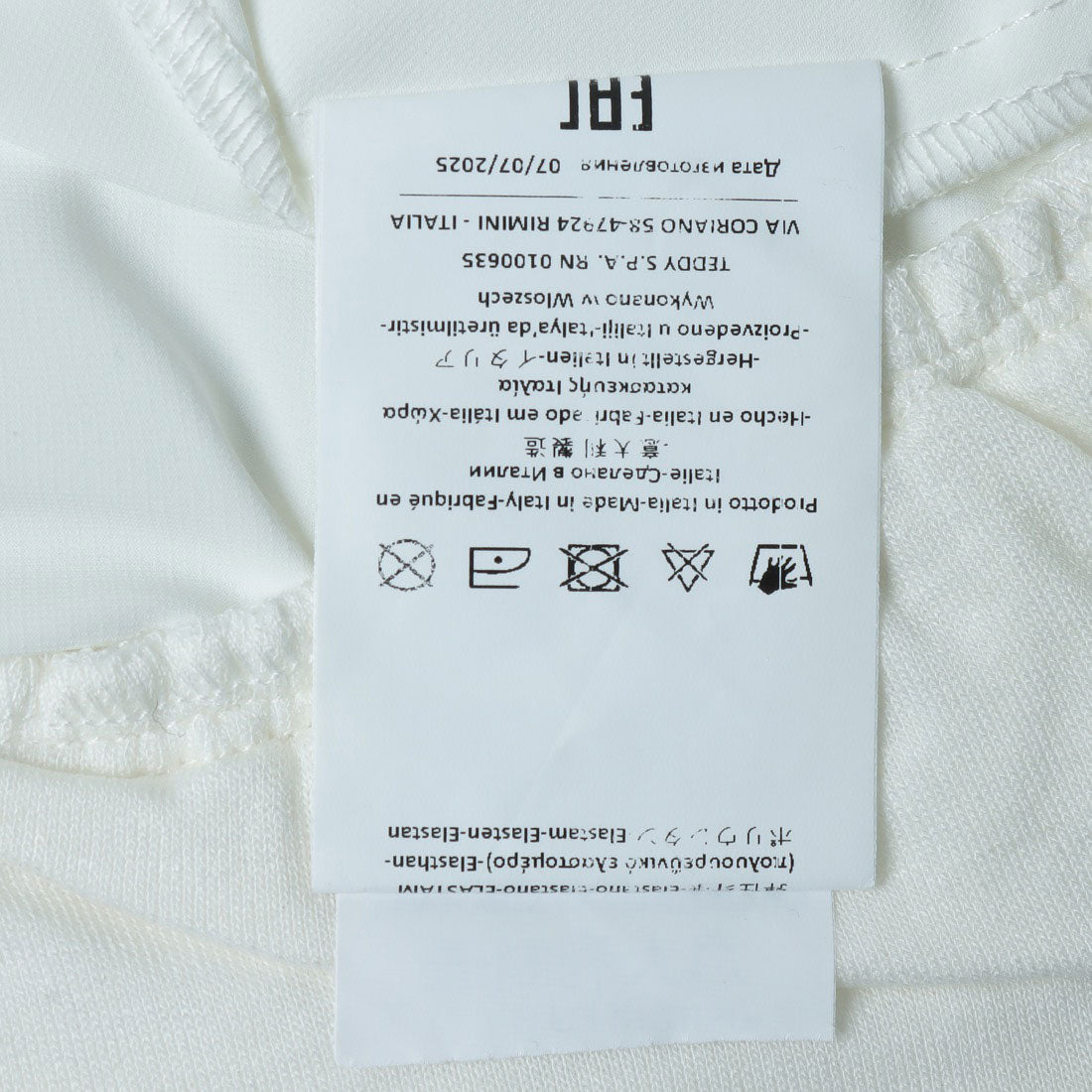 リナシメント RINASCIMENTO タンガ付きカシュクールブラウス （Bianco） Bianco