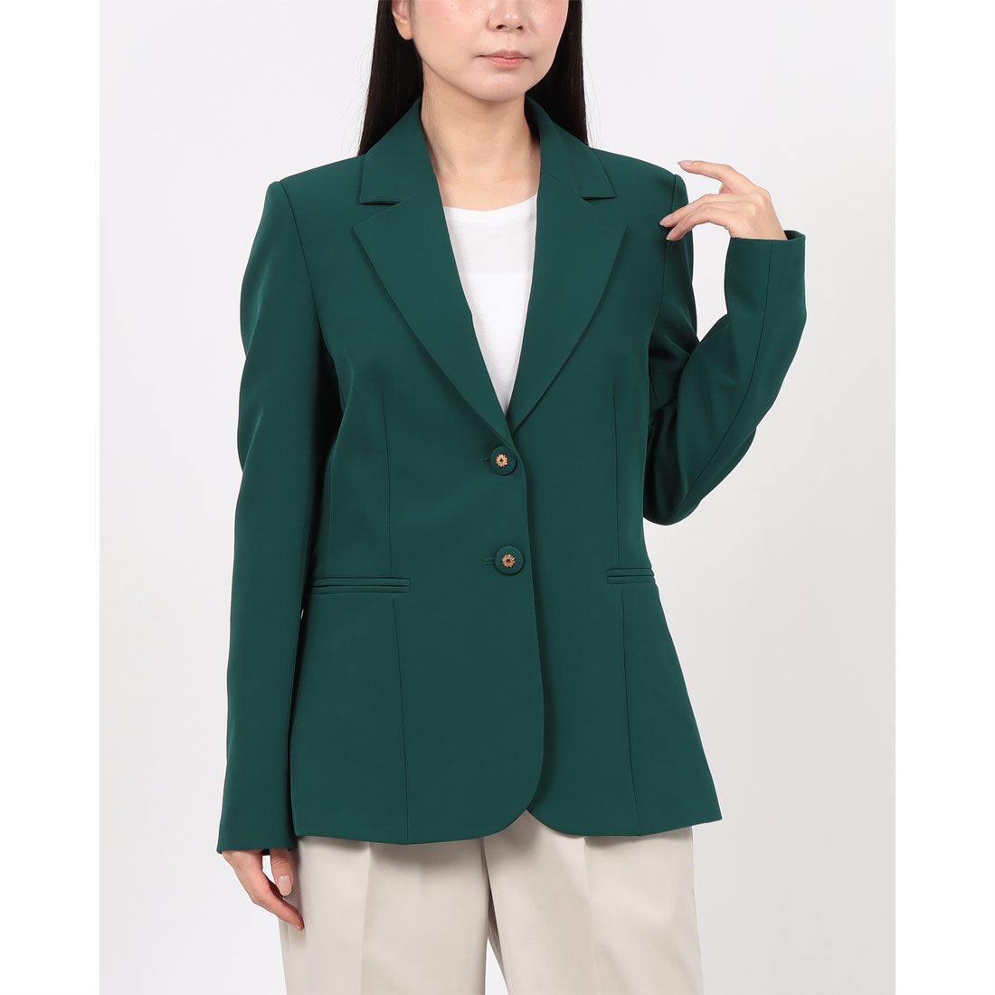 リナシメント RINASCIMENTO テーラードJK （Verde） Verde