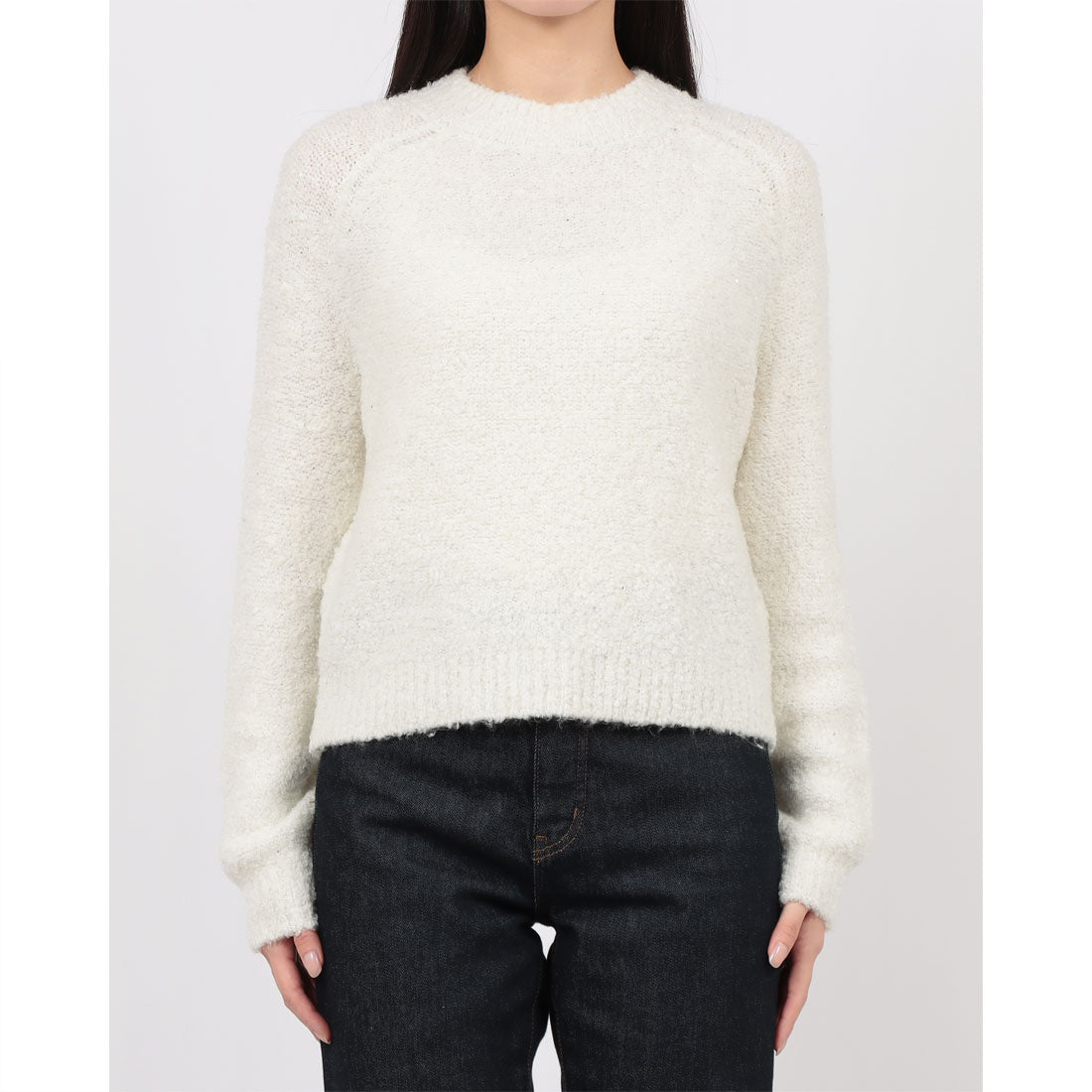 リナシメント RINASCIMENTO スパングルブークレーニットTOPS （Panna Bianco） Panna Bianco