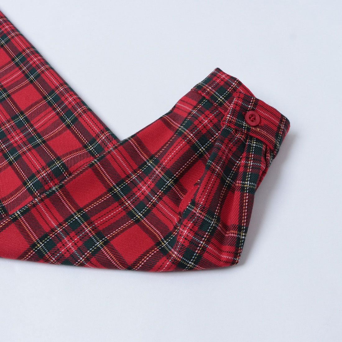 リナシメント RINASCIMENTO タータンチェックシャツOP （var.Rosso） var.Rosso