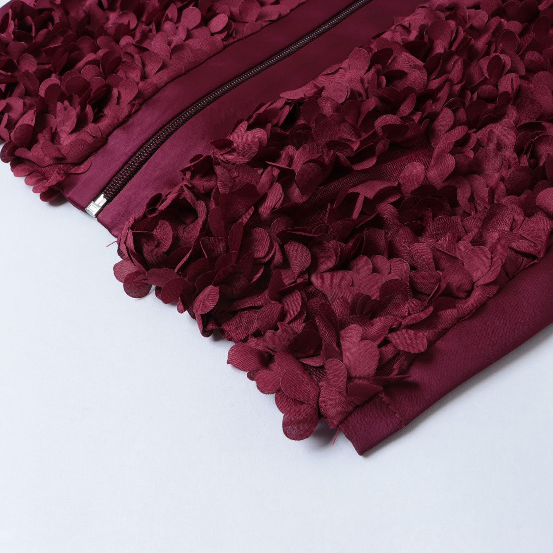 リナシメント RINASCIMENTO 3DフラワーノーカラーJK （Bordeaux Rosso） Bordeaux Rosso