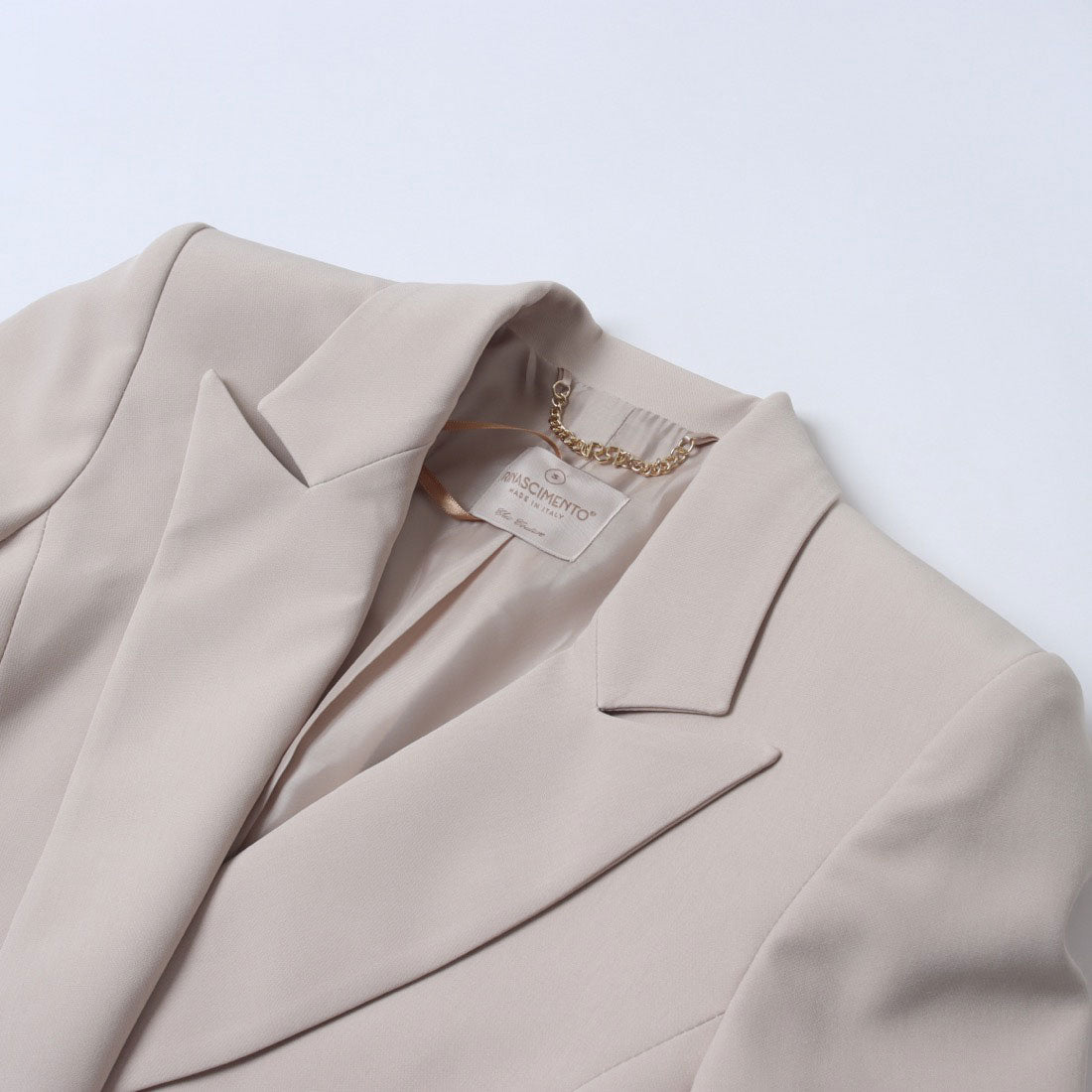 リナシメント RINASCIMENTO ダブルテーラードJK （Tortora Beige） Tortora Beige