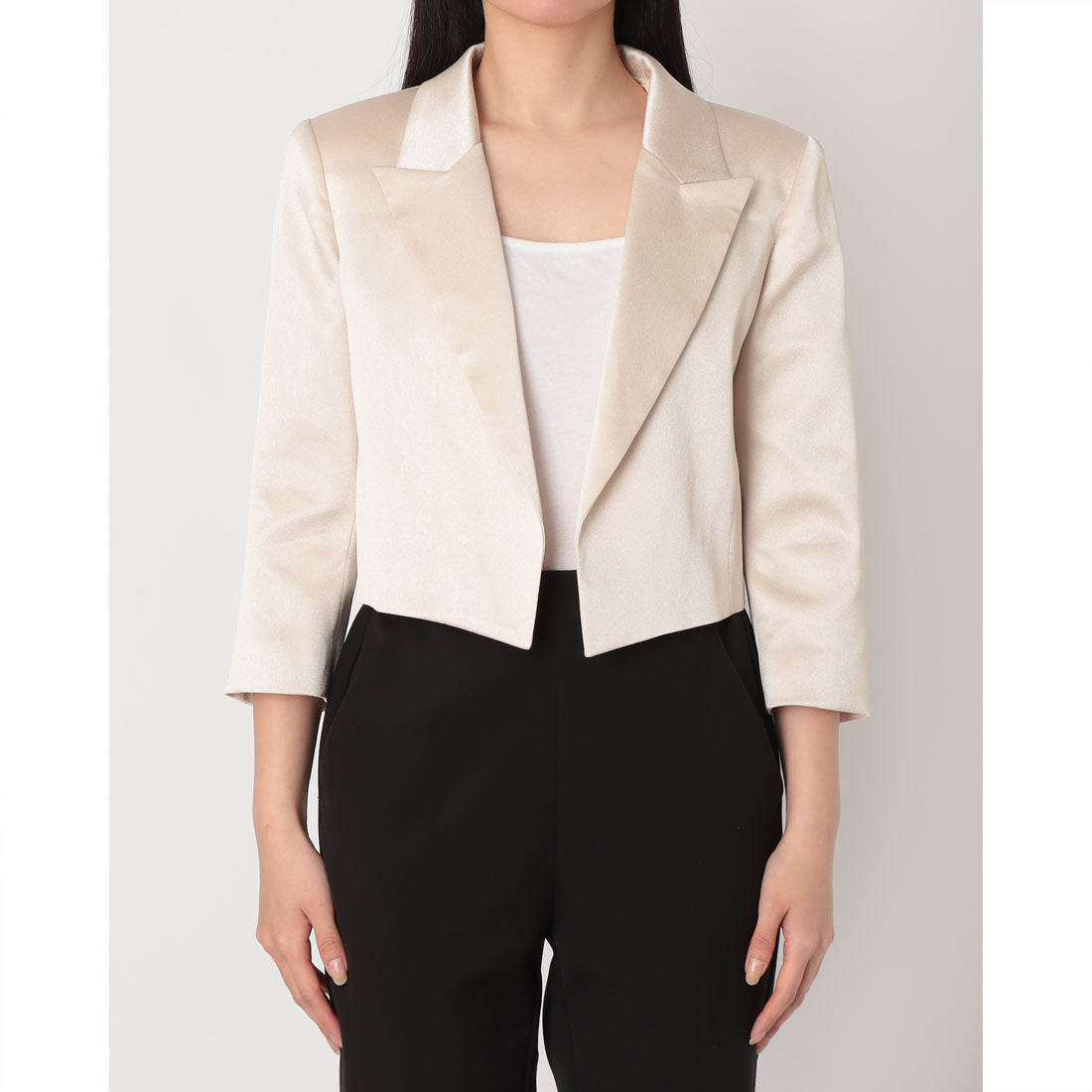 リナシメント RINASCIMENTO シャイニーテーラーショートJK （Beige Chiaro） Beige Chiaro