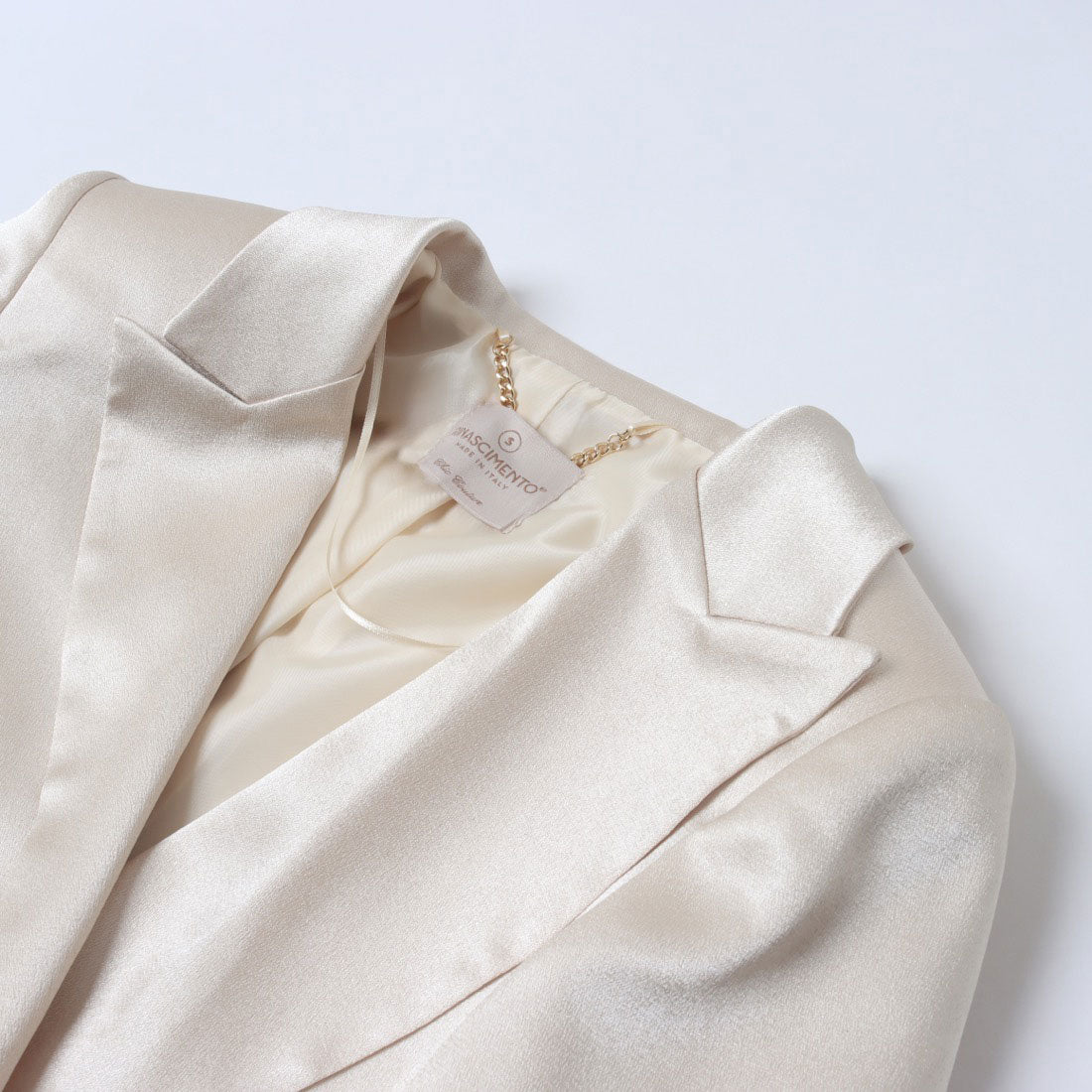 リナシメント RINASCIMENTO シャイニーテーラーショートJK （Beige Chiaro） Beige Chiaro