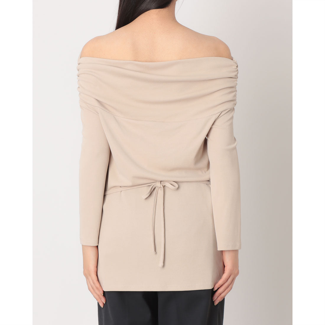 リナシメント RINASCIMENTO ウエストチェーンドレープTOPS （Beige Chiaro） Beige Chiaro