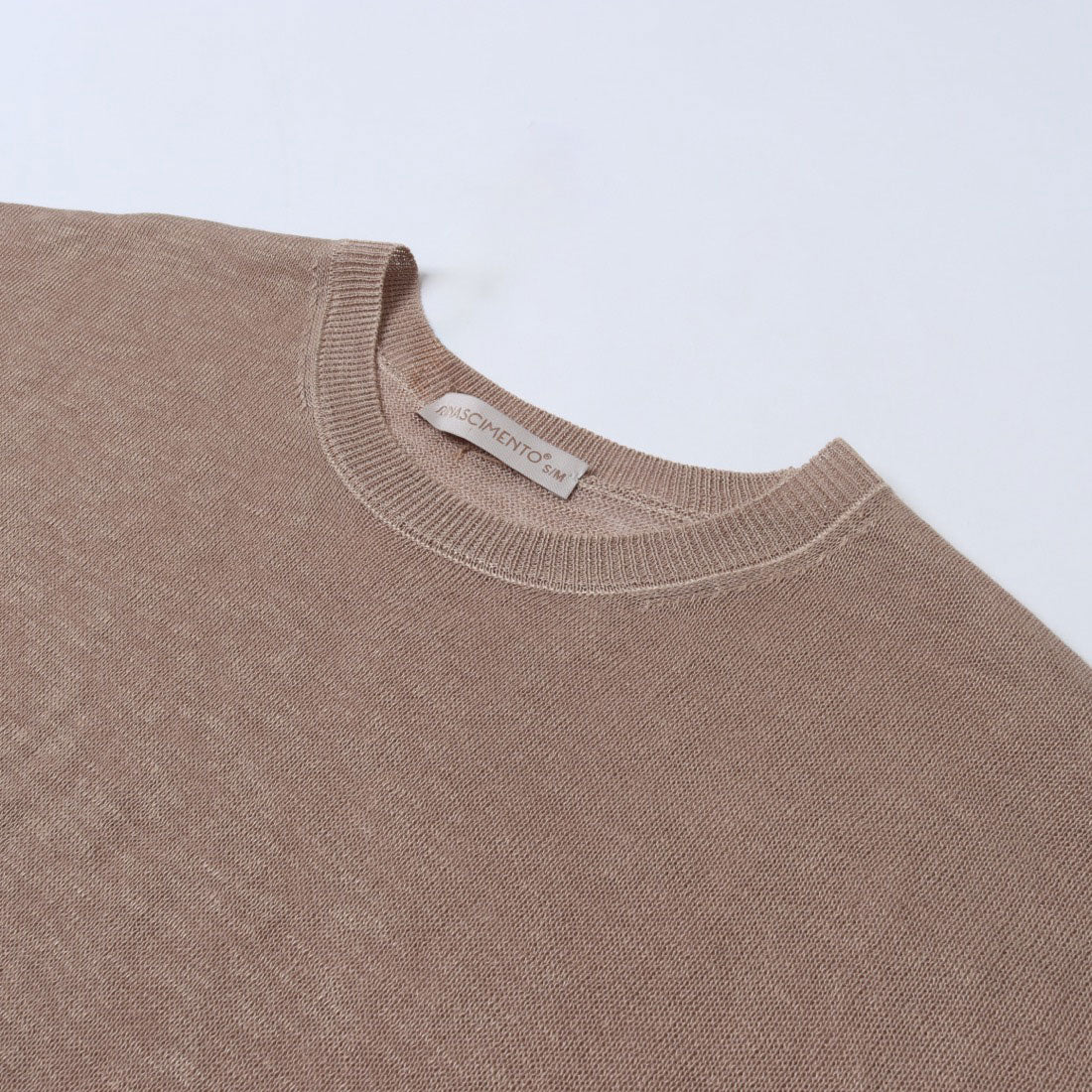 リナシメント RINASCIMENTO ドルマン半袖ニットトップス （Tortora Beige） Tortora Beige