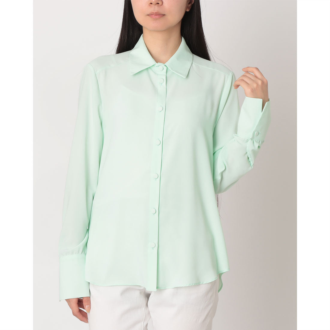 リナシメント RINASCIMENTO シフォンシャツ （Verde Menta） Verde Menta