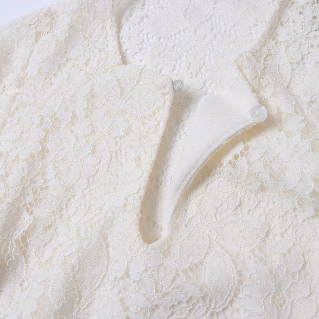 リナシメント RINASCIMENTO リボンビジューレーストップス （Bianco） Bianco