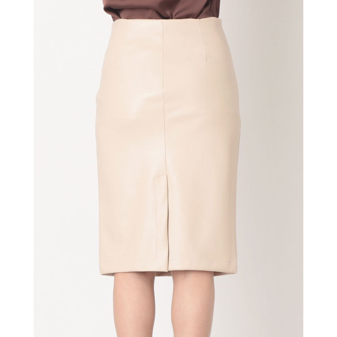 リナシメント RINASCIMENTO エコレザーギャザータイトSK （Beige Chiaro） Beige Chiaro