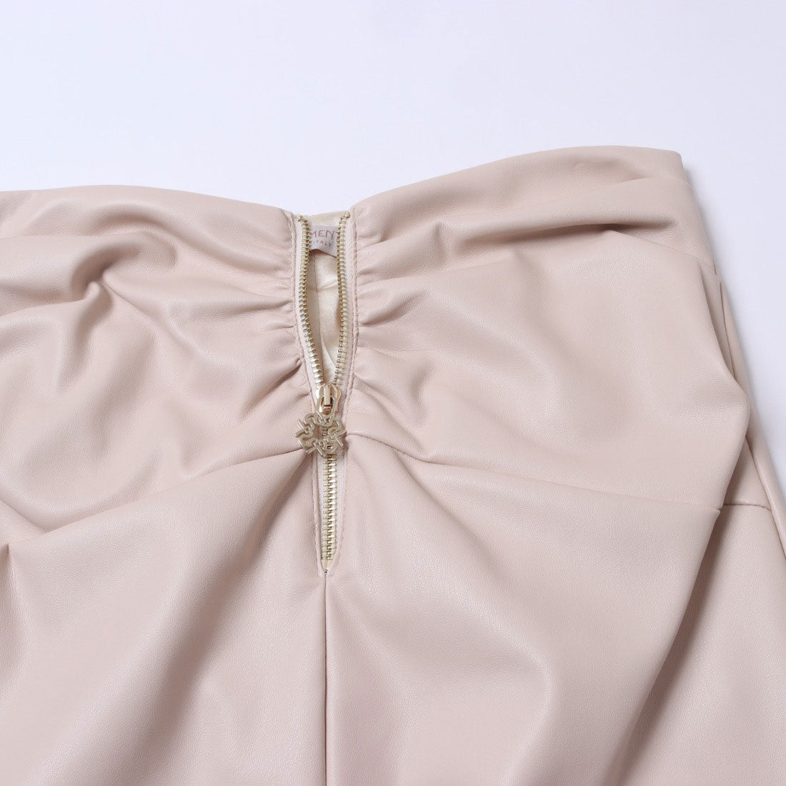 リナシメント RINASCIMENTO エコレザーギャザータイトスカート （Beige Chiaro） Beige Chiaro