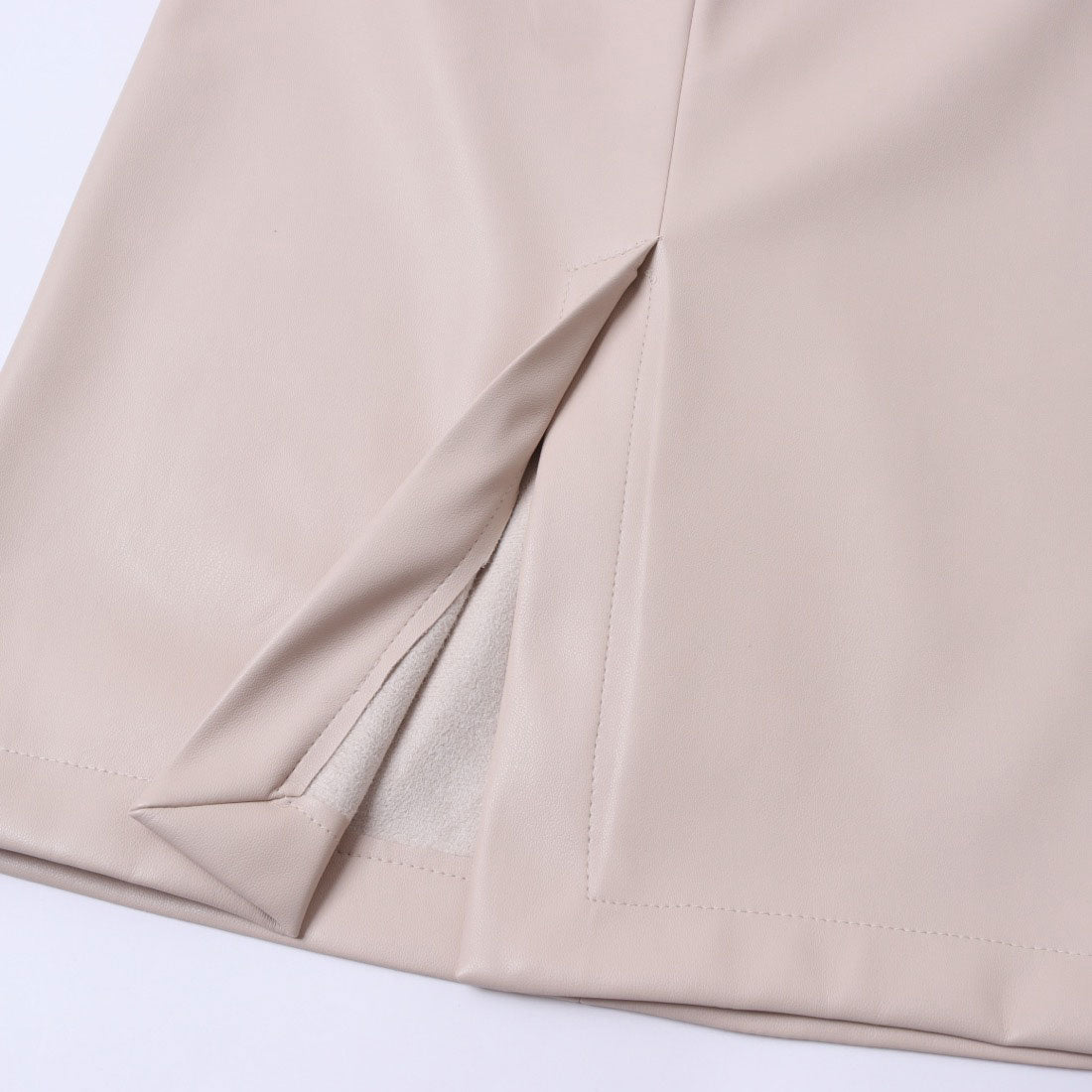 リナシメント RINASCIMENTO エコレザーギャザータイトスカート （Beige Chiaro） Beige Chiaro