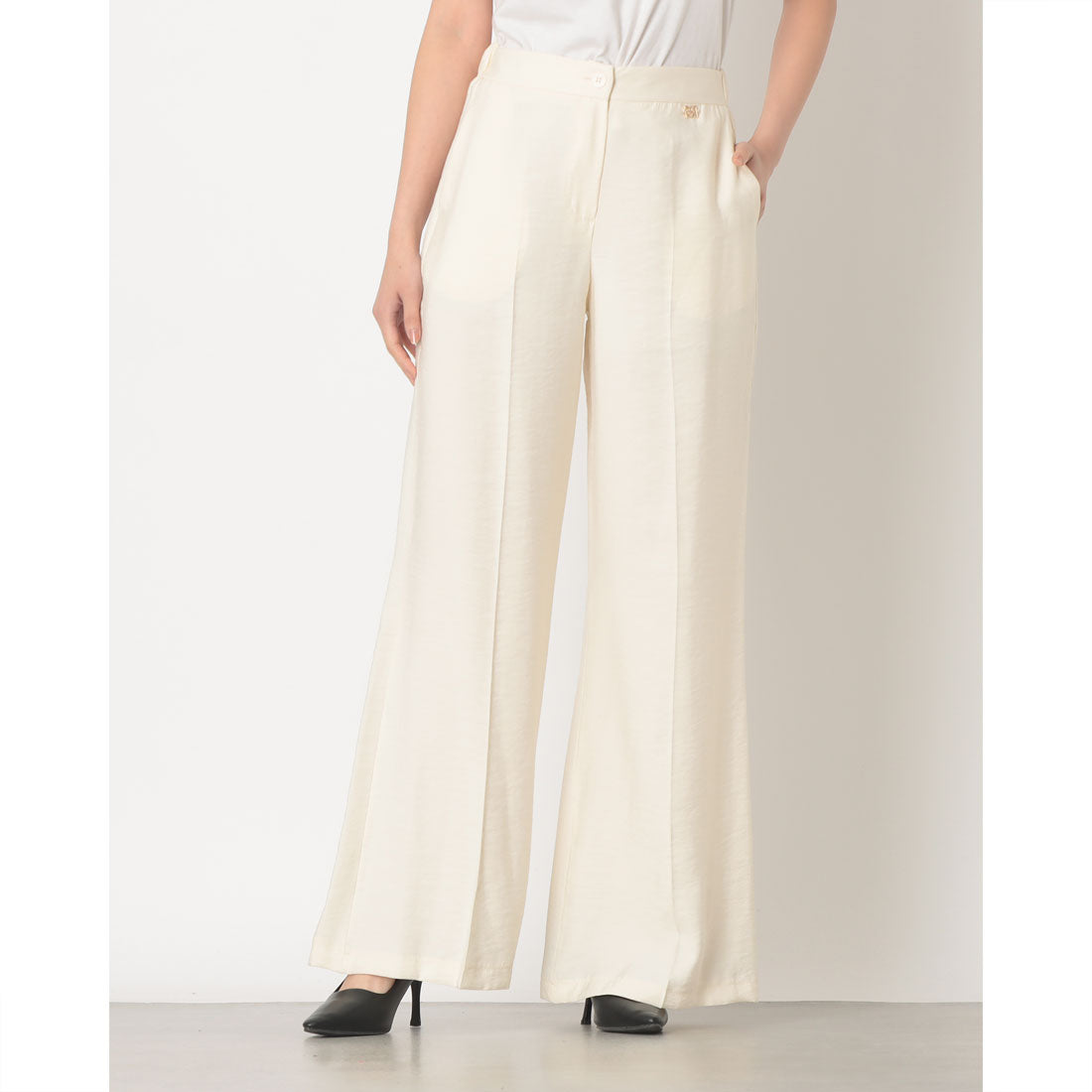 リナシメント RINASCIMENTO ワイドパンツ （Panna Bianco） Panna Bianco