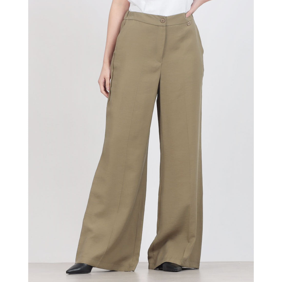 リナシメント RINASCIMENTO ワイドパンツ （Militare Verde） Militare Verde