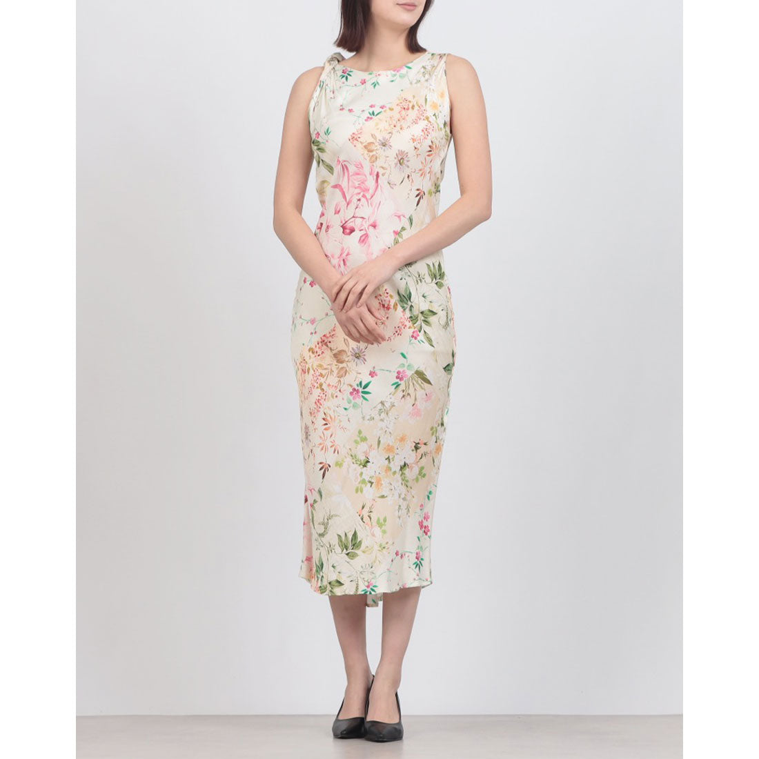 リナシメント RINASCIMENTO フラワーパネルロングワンピース （Multicolor） Multicolor
