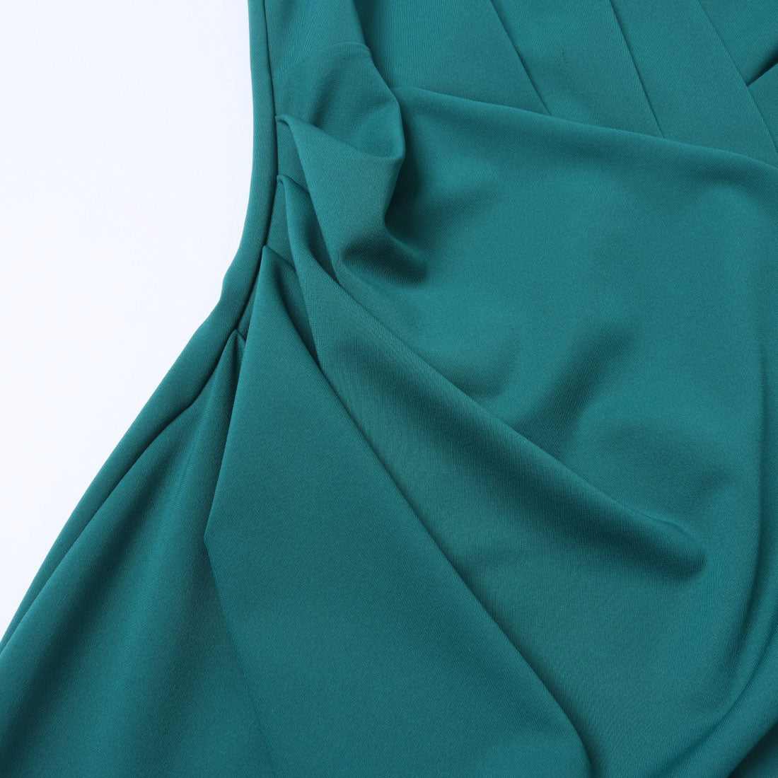 リナシメント RINASCIMENTO カシュクールタックドレープノースリワンピース （Verde Reale） Verde Reale