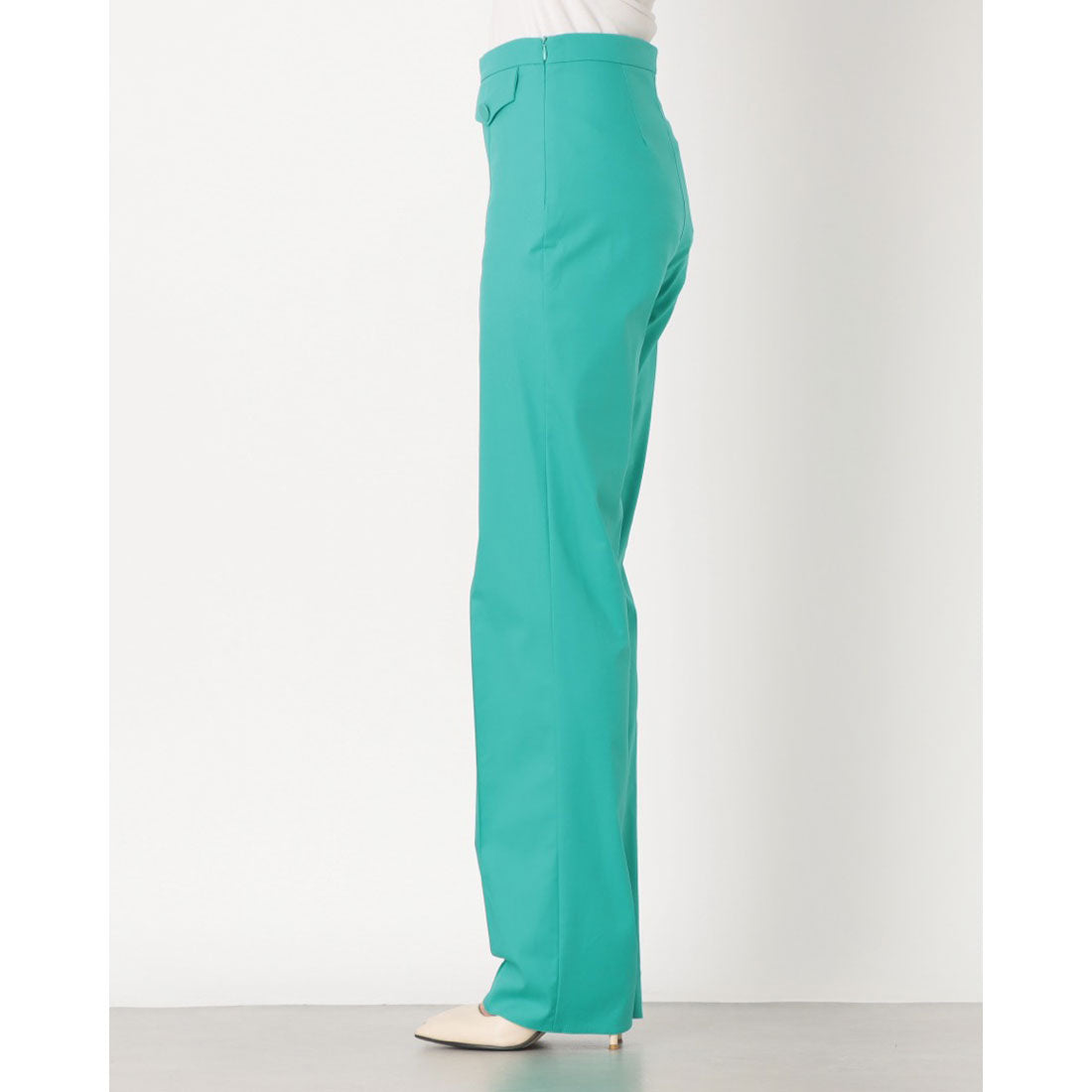リナシメント RINASCIMENTO ポケットポイントセンタープレスパンツ （Turchese Azzurro） Turchese Azzurro