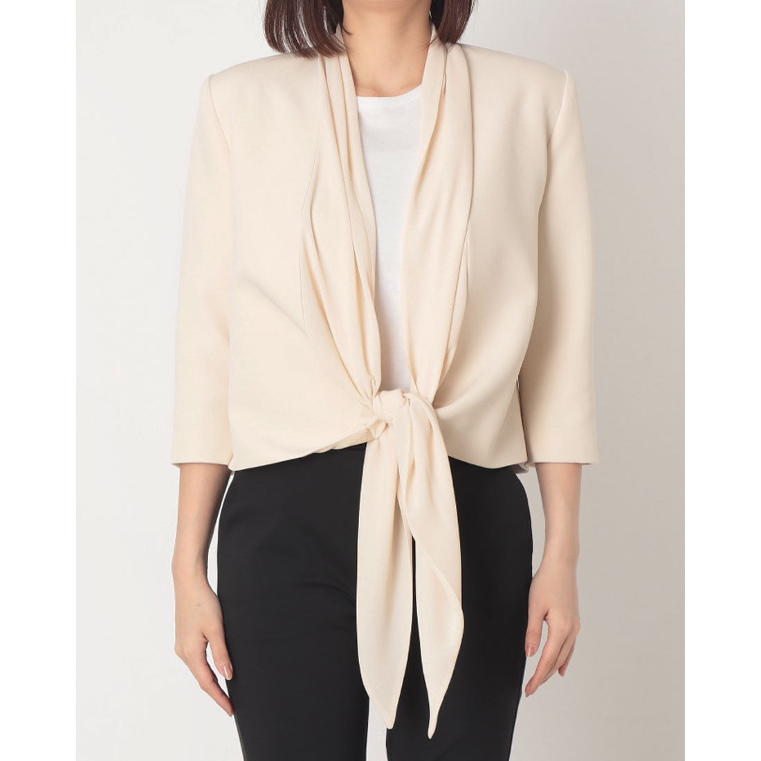リナシメント RINASCIMENTO スカーフドッギングジャケット （Beige Chiaro） Beige Chiaro