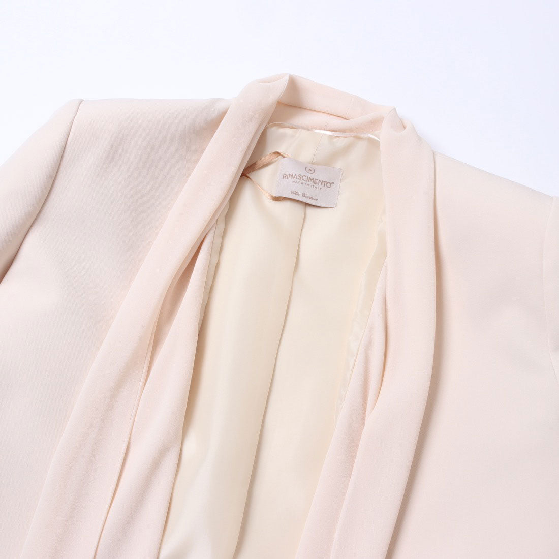 リナシメント RINASCIMENTO スカーフドッギングジャケット （Beige Chiaro） Beige Chiaro