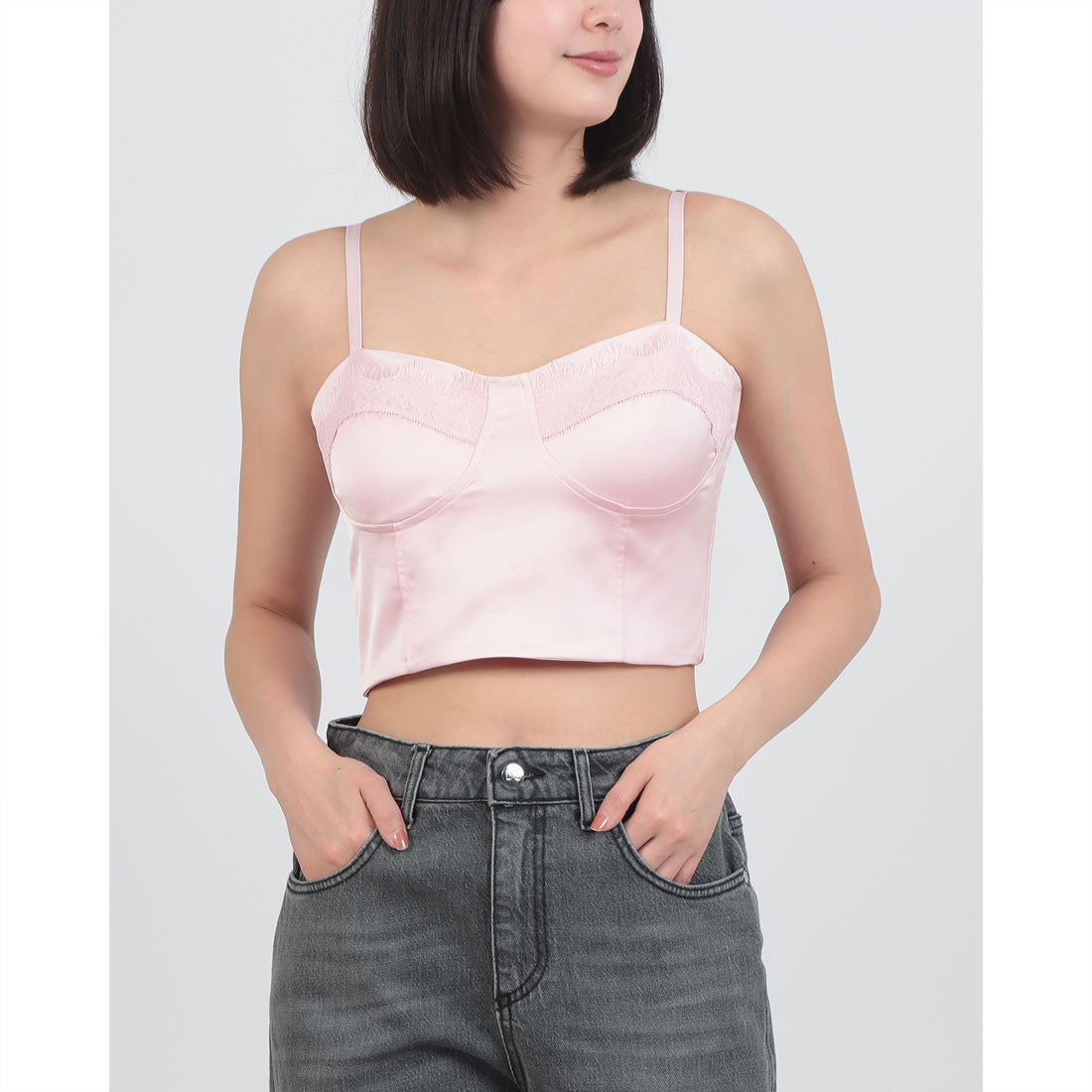 リナシメント RINASCIMENTO レースポイントビスチェ （Rosa Pastello） Rosa Pastello