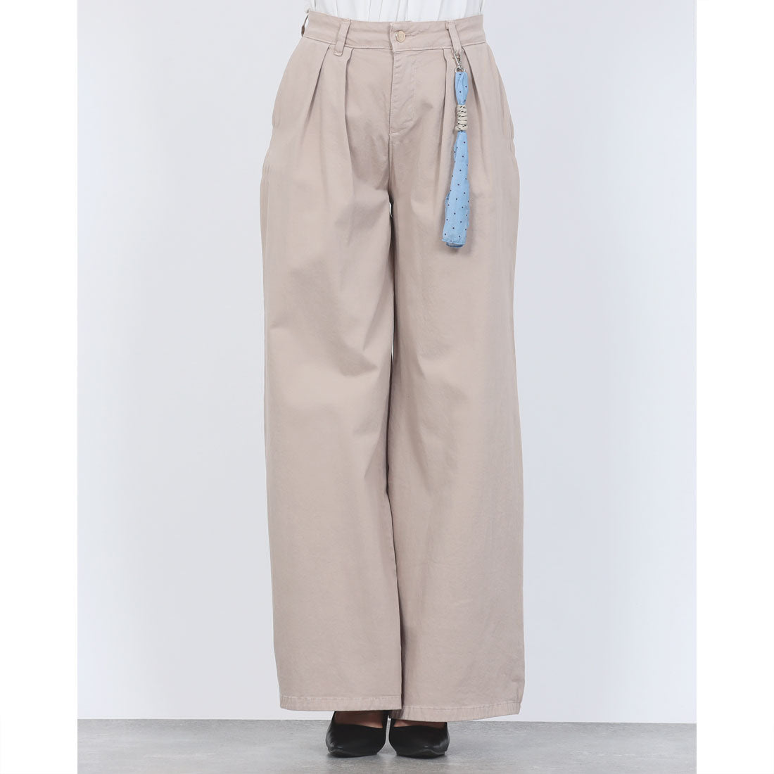 リナシメント RINASCIMENTO タイ付きワイドパンツ （Tortora Beige） Tortora Beige
