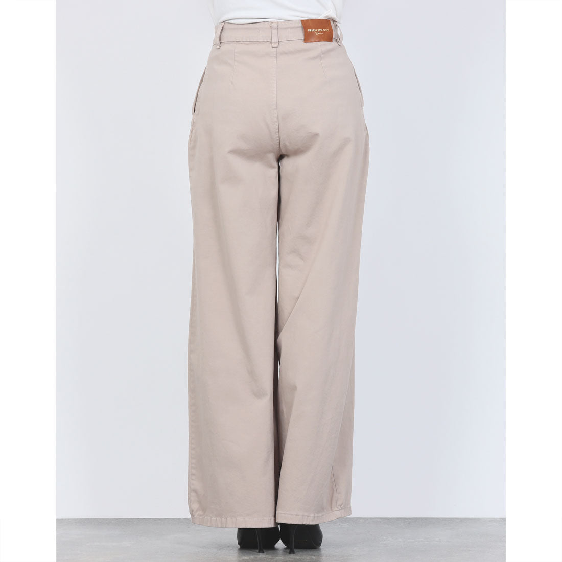リナシメント RINASCIMENTO タイ付きワイドパンツ （Tortora Beige） Tortora Beige
