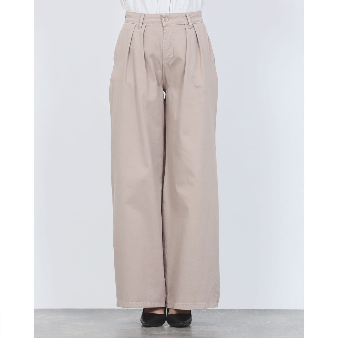 リナシメント RINASCIMENTO タイ付きワイドパンツ （Tortora Beige） Tortora Beige