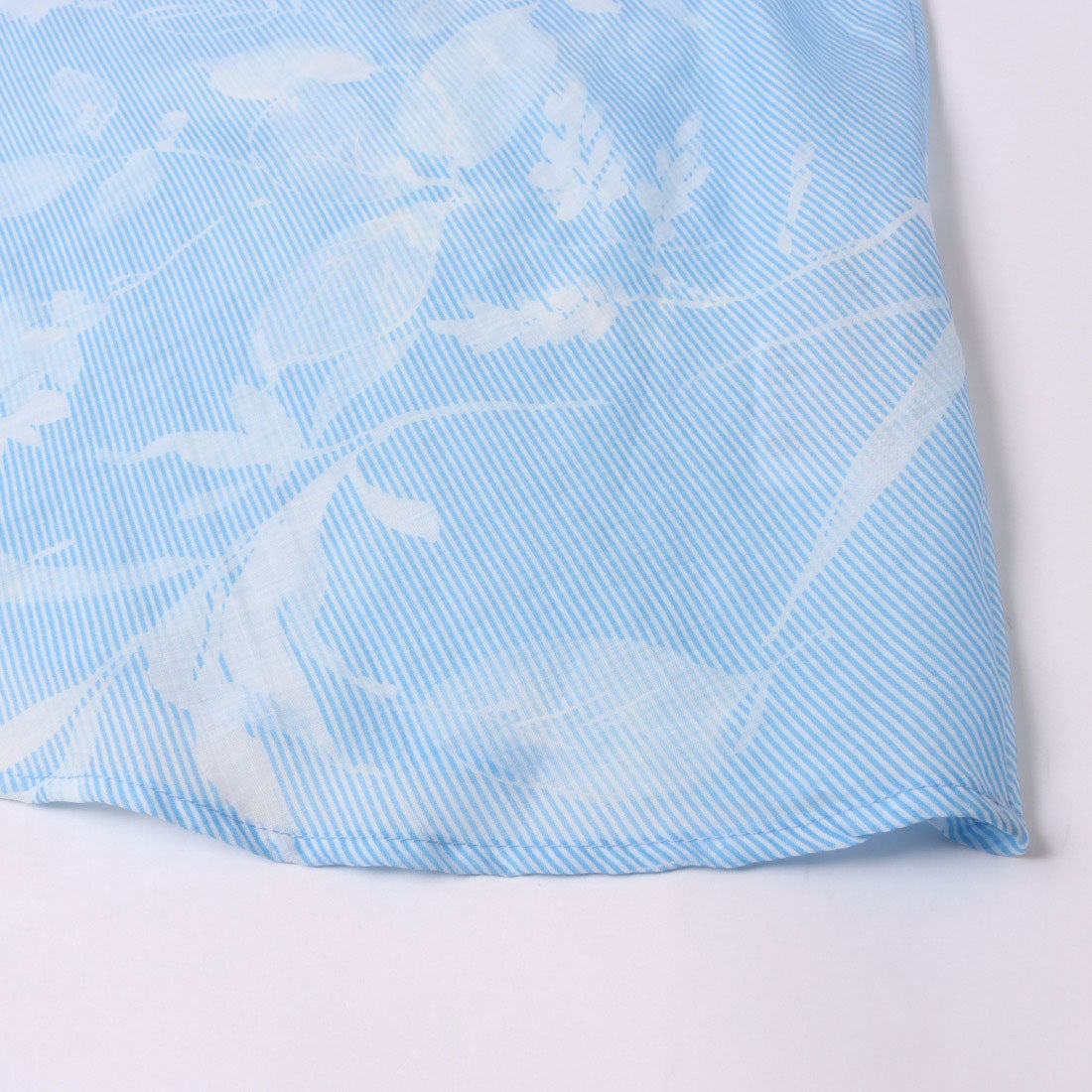 リナシメント RINASCIMENTO フラワーリーフバイアスストライプアメスリトップス （var.Azzurro） var.Azzurro