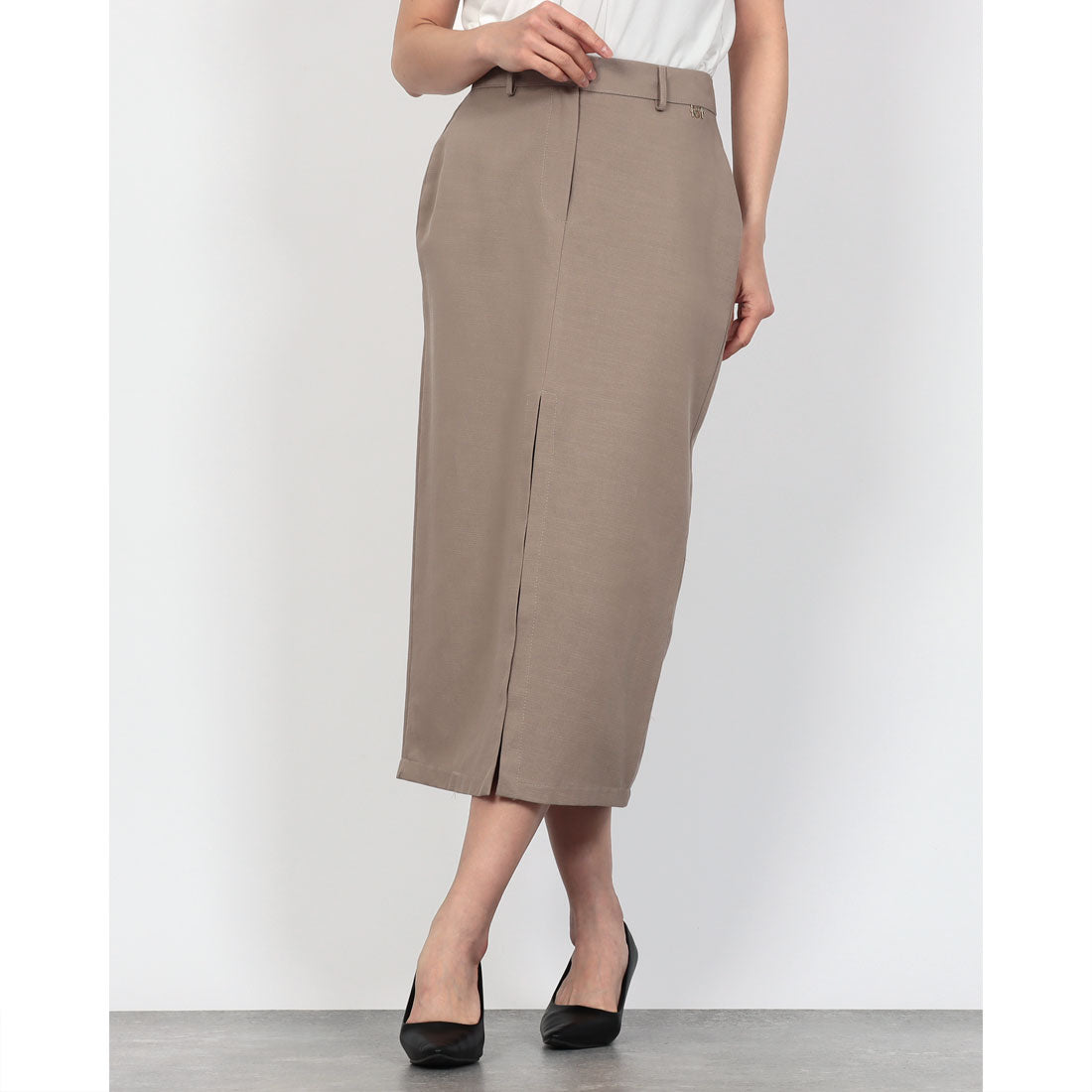 リナシメント RINASCIMENTO スリットタイトスカート （Tortora Beige） Tortora Beige