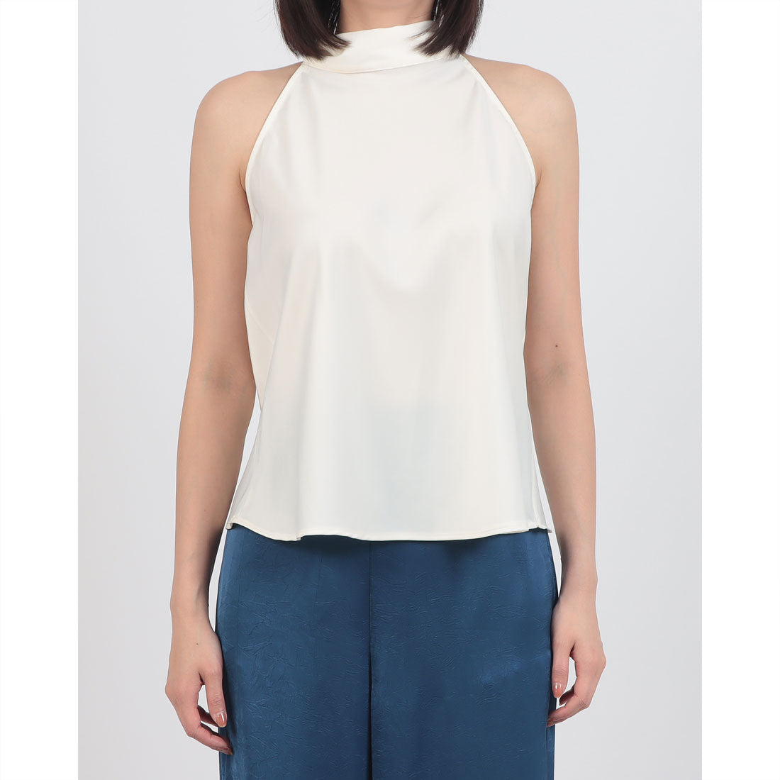 リナシメント RINASCIMENTO バックタイアメスリサテンTOPS （Panna Bianco） Panna Bianco