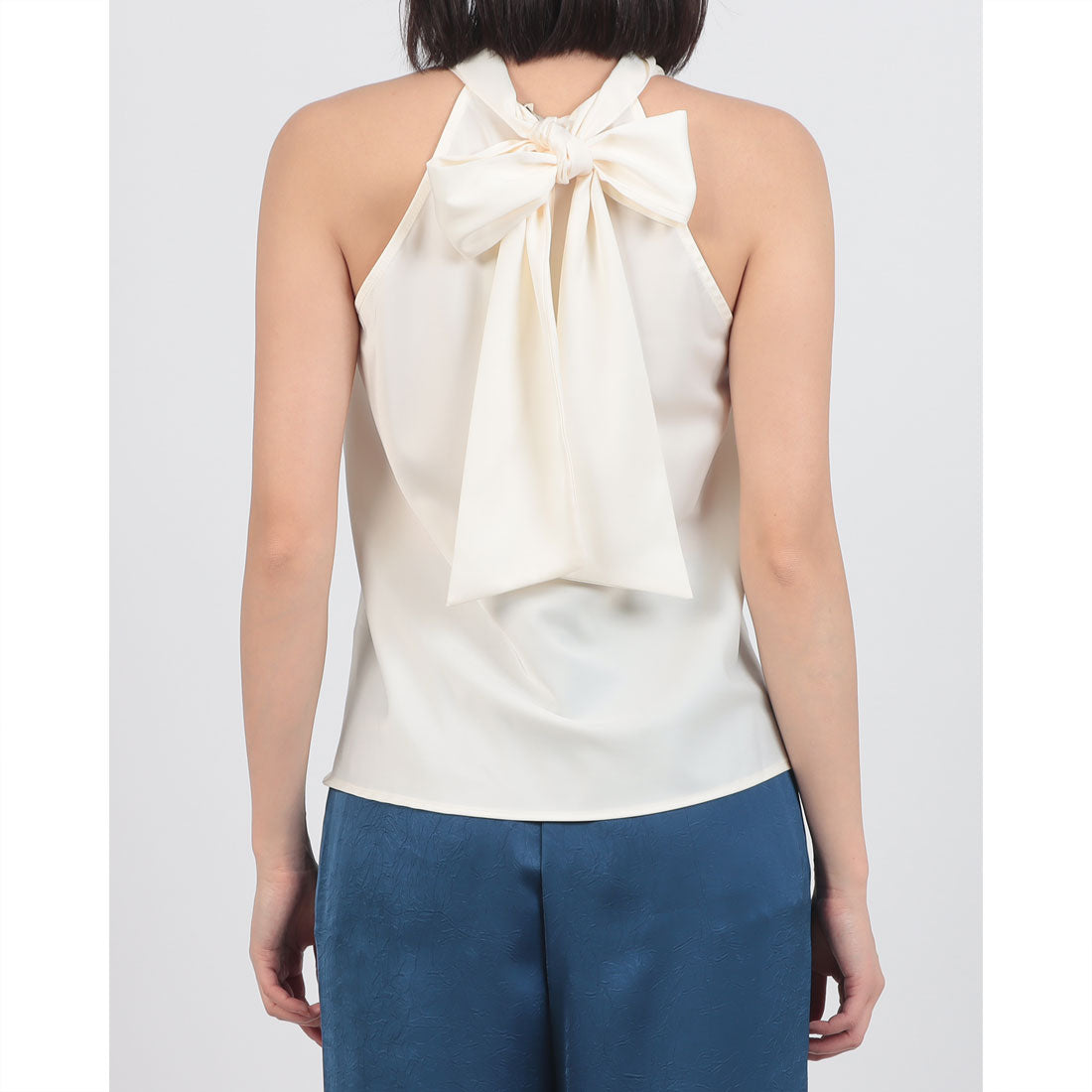 リナシメント RINASCIMENTO バックタイアメスリサテンTOPS （Panna Bianco） Panna Bianco