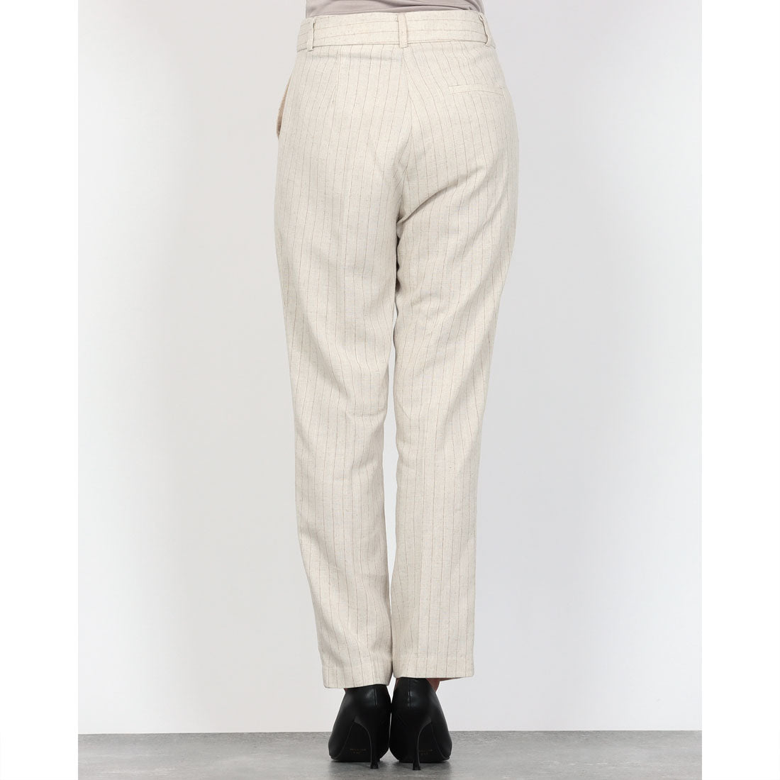 リナシメント RINASCIMENTO ネップストライプパンツ （var.Beige Chiaro） var.Beige Chiaro