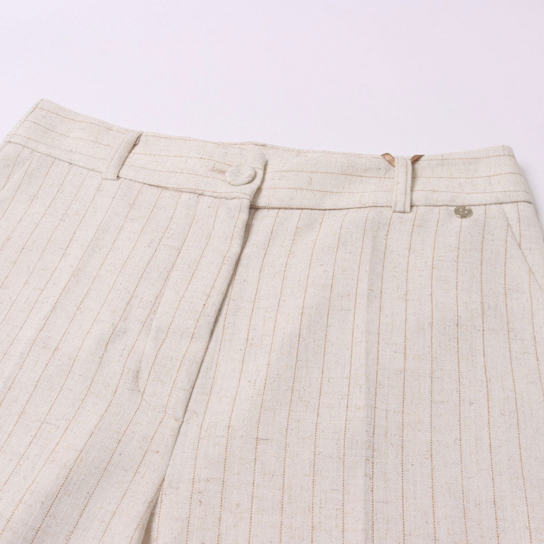 リナシメント RINASCIMENTO ネップストライプパンツ （var.Beige Chiaro） var.Beige Chiaro
