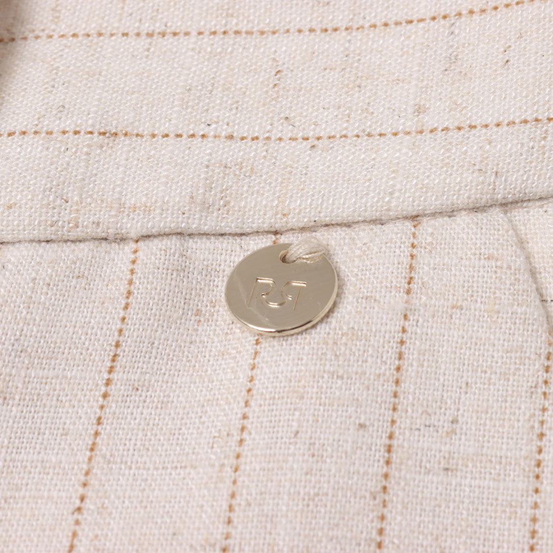 リナシメント RINASCIMENTO ネップストライプパンツ （var.Beige Chiaro） var.Beige Chiaro