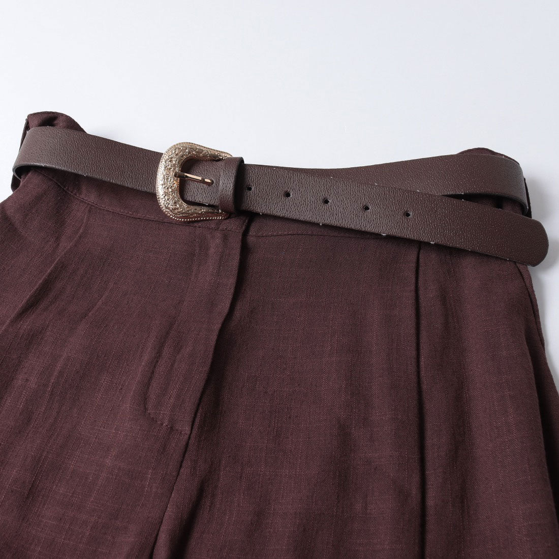 リナシメント RINASCIMENTO Belt付ショートパンツ （Cioccolato） Cioccolato