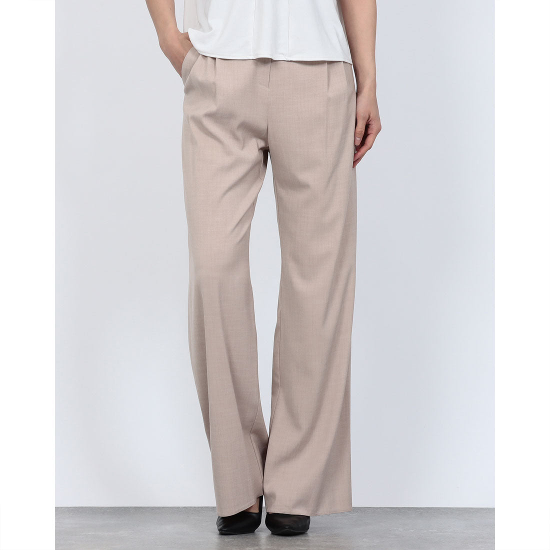 リナシメント RINASCIMENTO タックパンツ （Tortora Beige） Tortora Beige