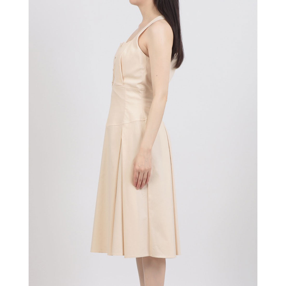 リナシメント RINASCIMENTO スクエアネックタックデザインワンピース （Beige Chiaro） Beige Chiaro