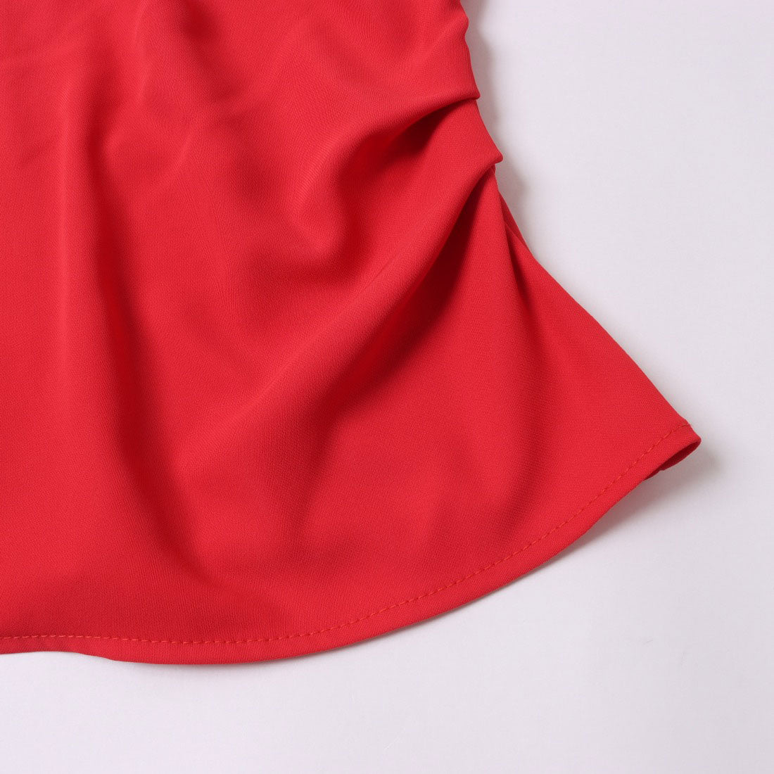 リナシメント RINASCIMENTO ホルターネックドレープTOPS （Rosso Fragola） Rosso Fragola