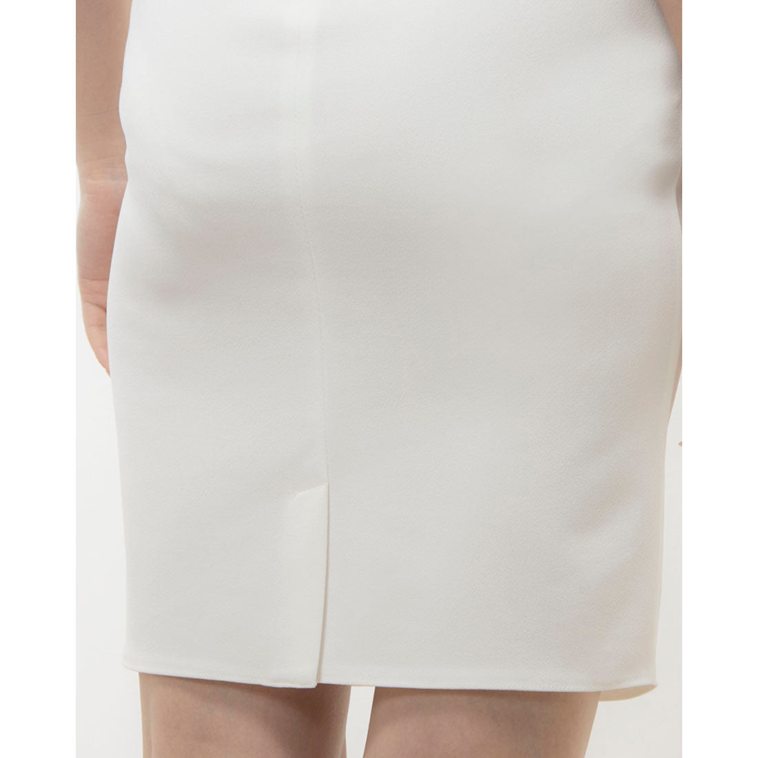 RINASCIMENTO Square Cut Back Jeweled Tight Dress