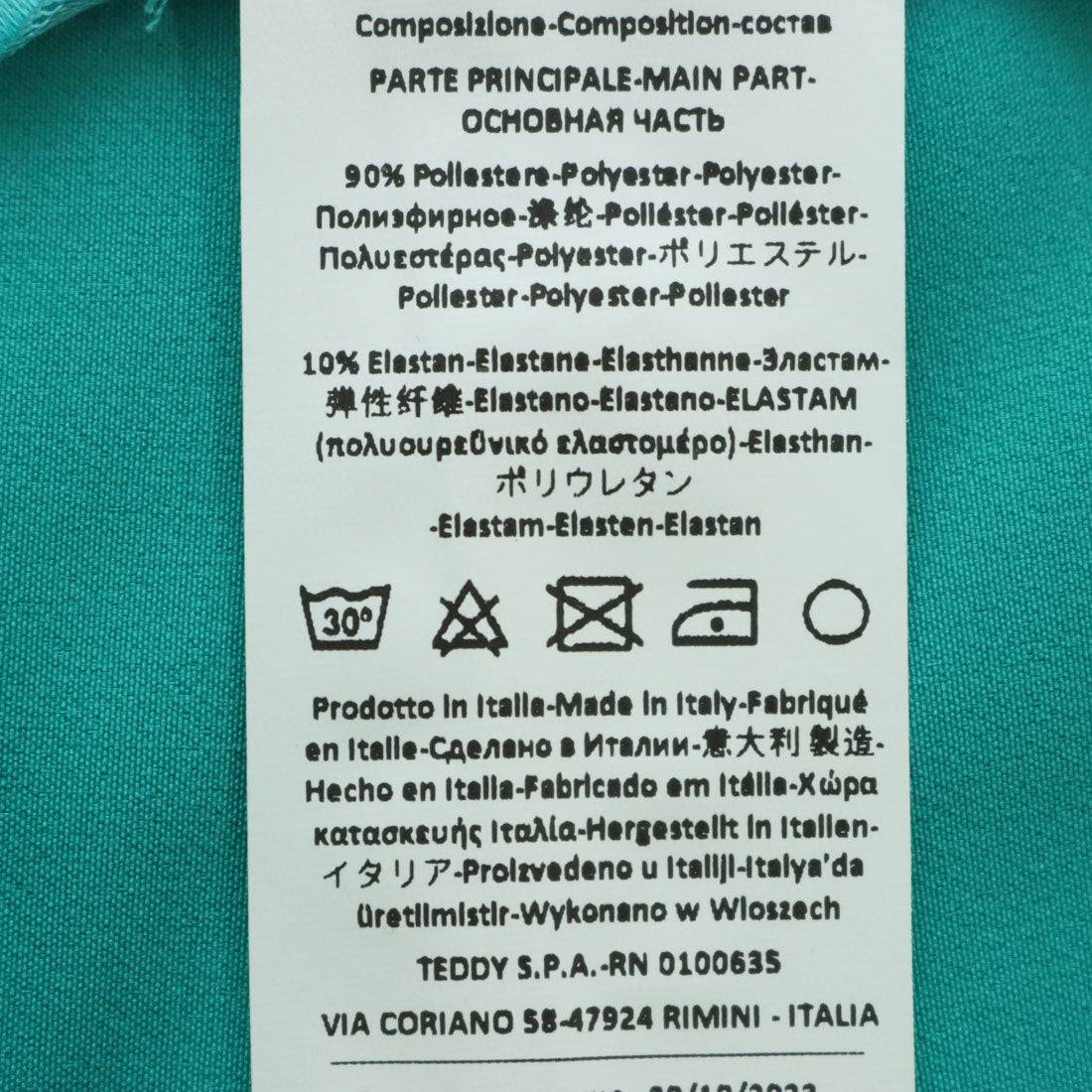 リナシメント RINASCIMENTO ステッチデザインスリットタイトスカート  （Verde Pavone） Verde Pavone