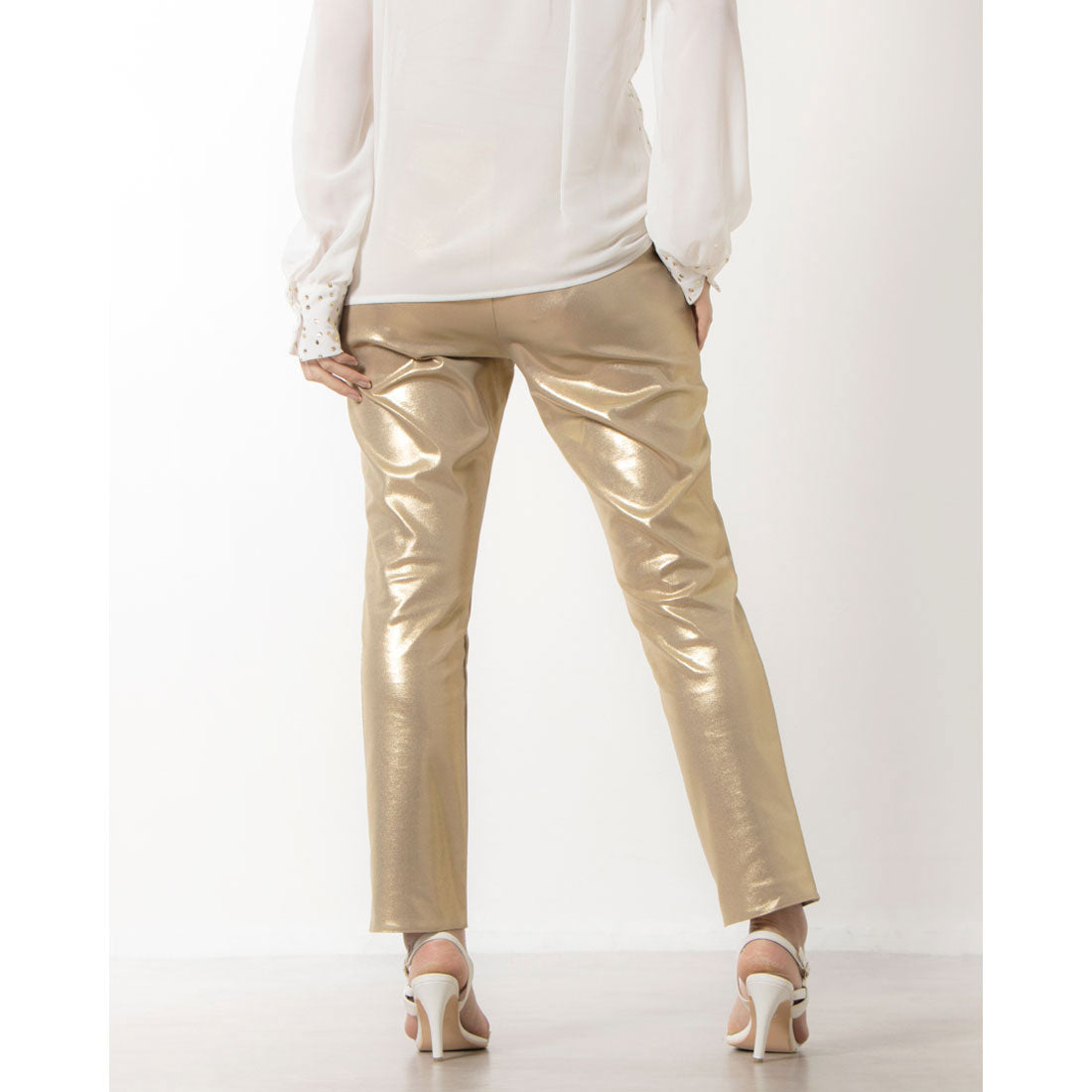 RINASCIMENTO Shiny Skinny Pants