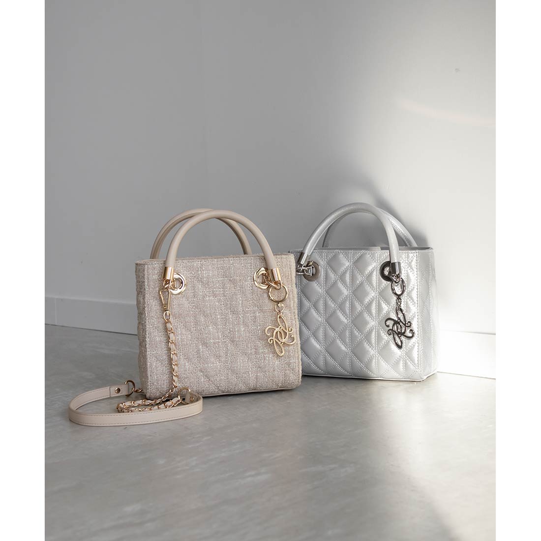 ランダ RANDA 2WAYキルティングバッグ （PNK/BEG） PNK/BEG