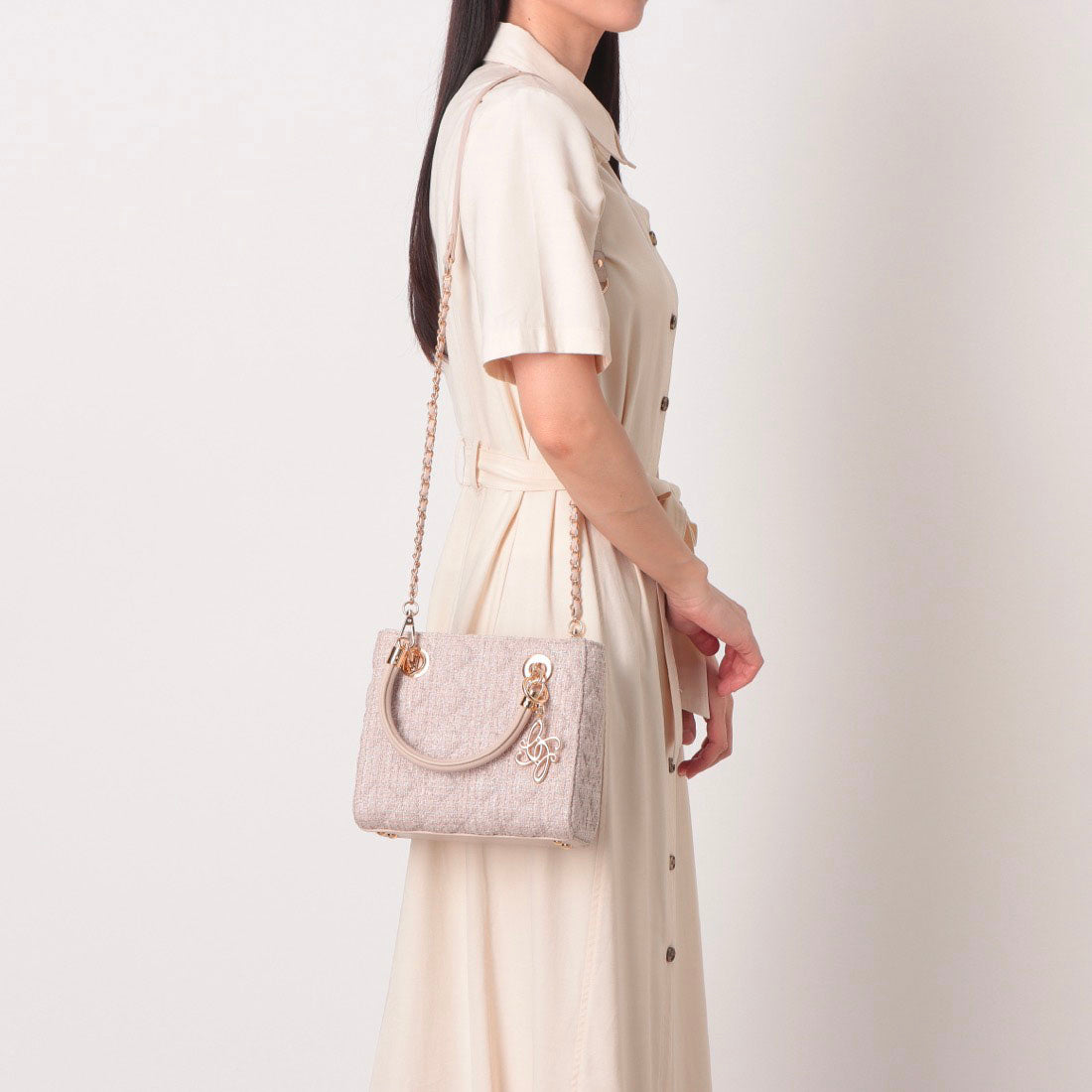 ランダ RANDA 2WAYキルティングバッグ （PNK/BEG） PNK/BEG