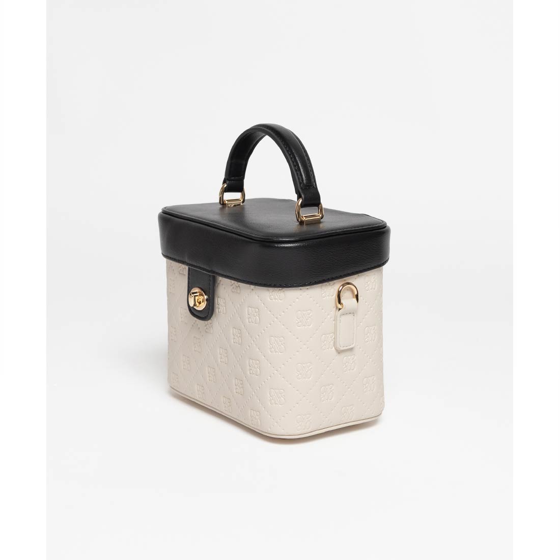 ランダ RANDA 2WAY 型押しデザインバニティバッグ （IVORY） IVORY