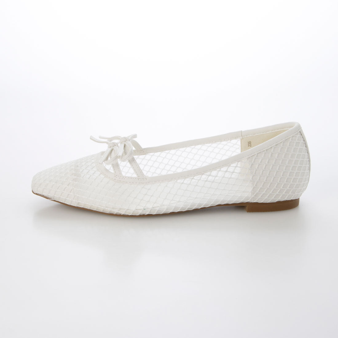 RANDA Double Ribbon Mesh Flat Pumps