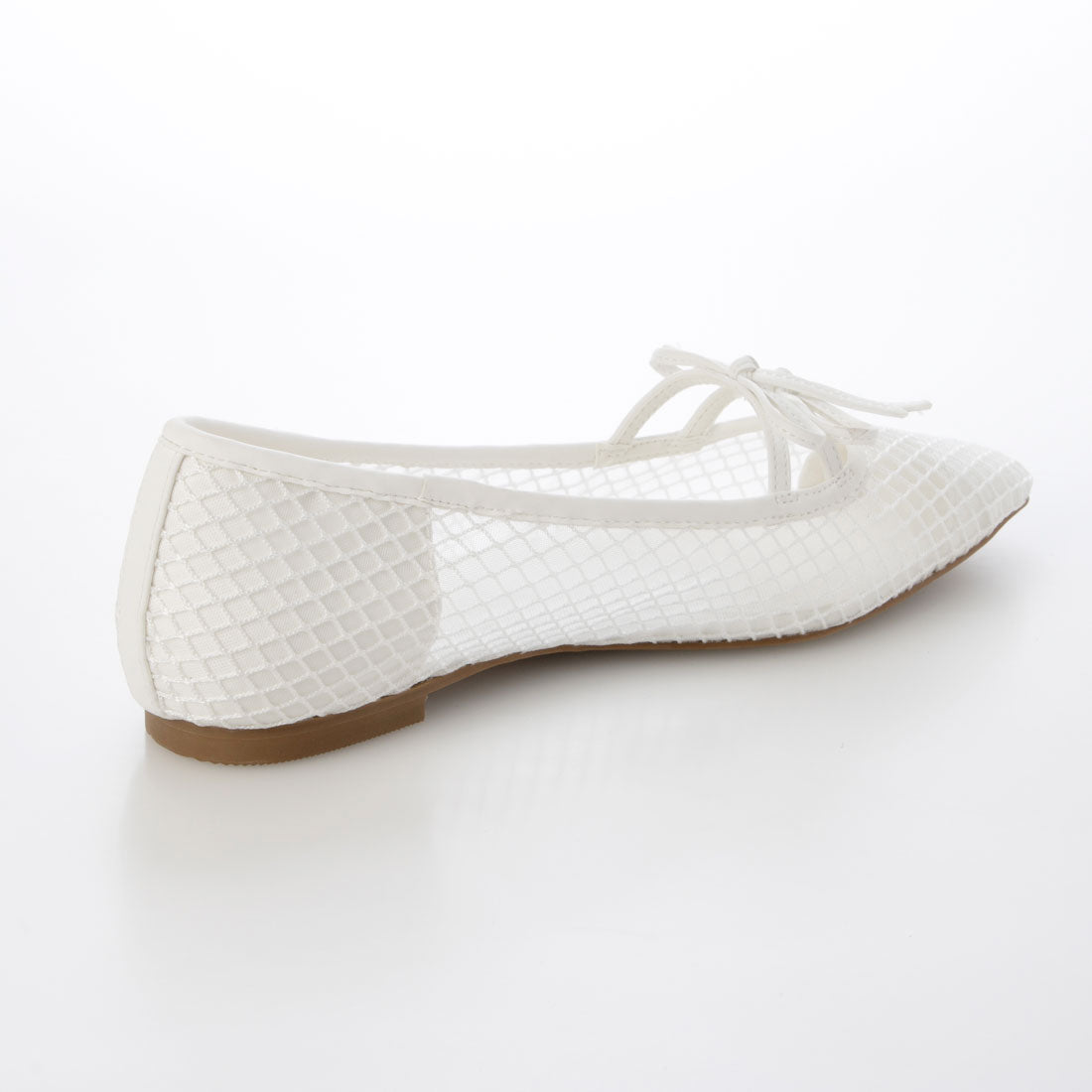 RANDA Double Ribbon Mesh Flat Pumps